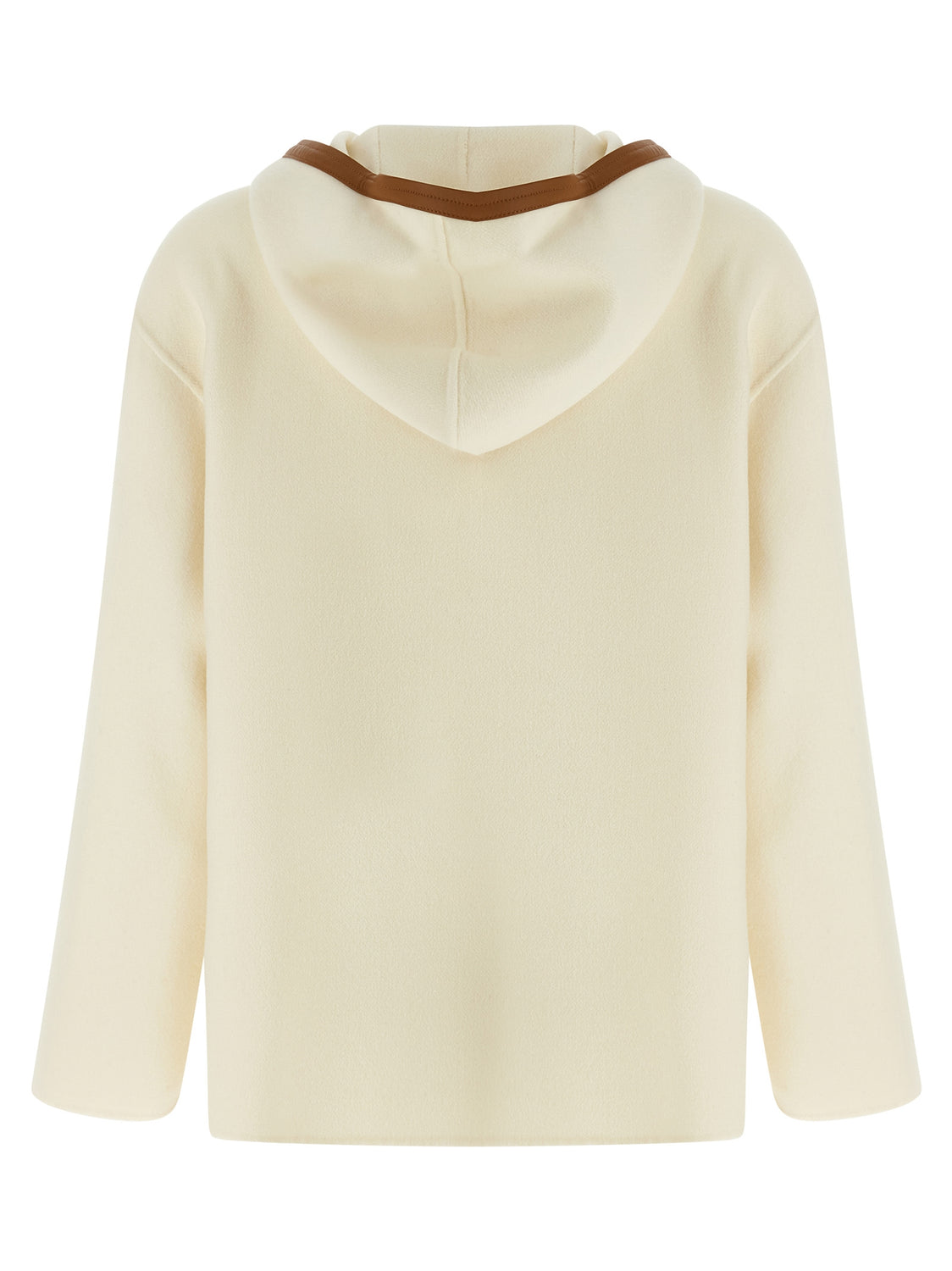 White Virgin Wool Coat