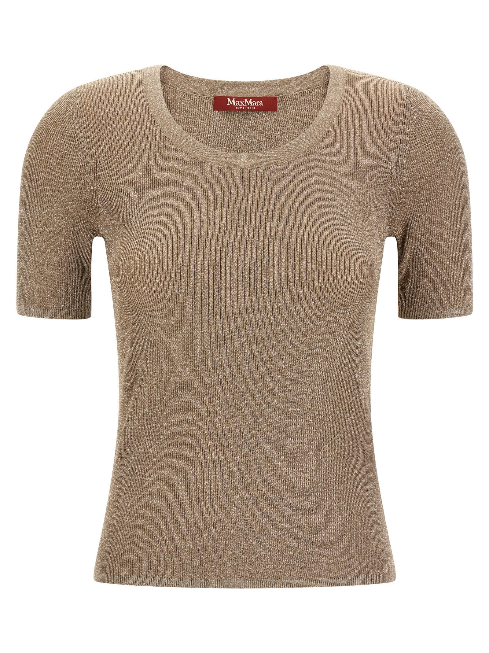Beige Polyamide T-Shirt