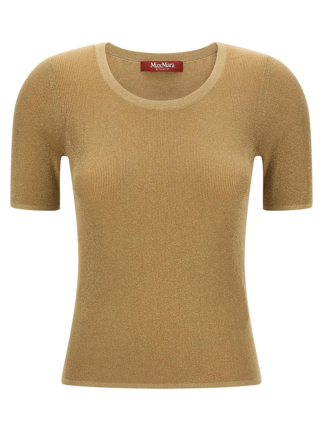 Gold Polyamide T-Shirt