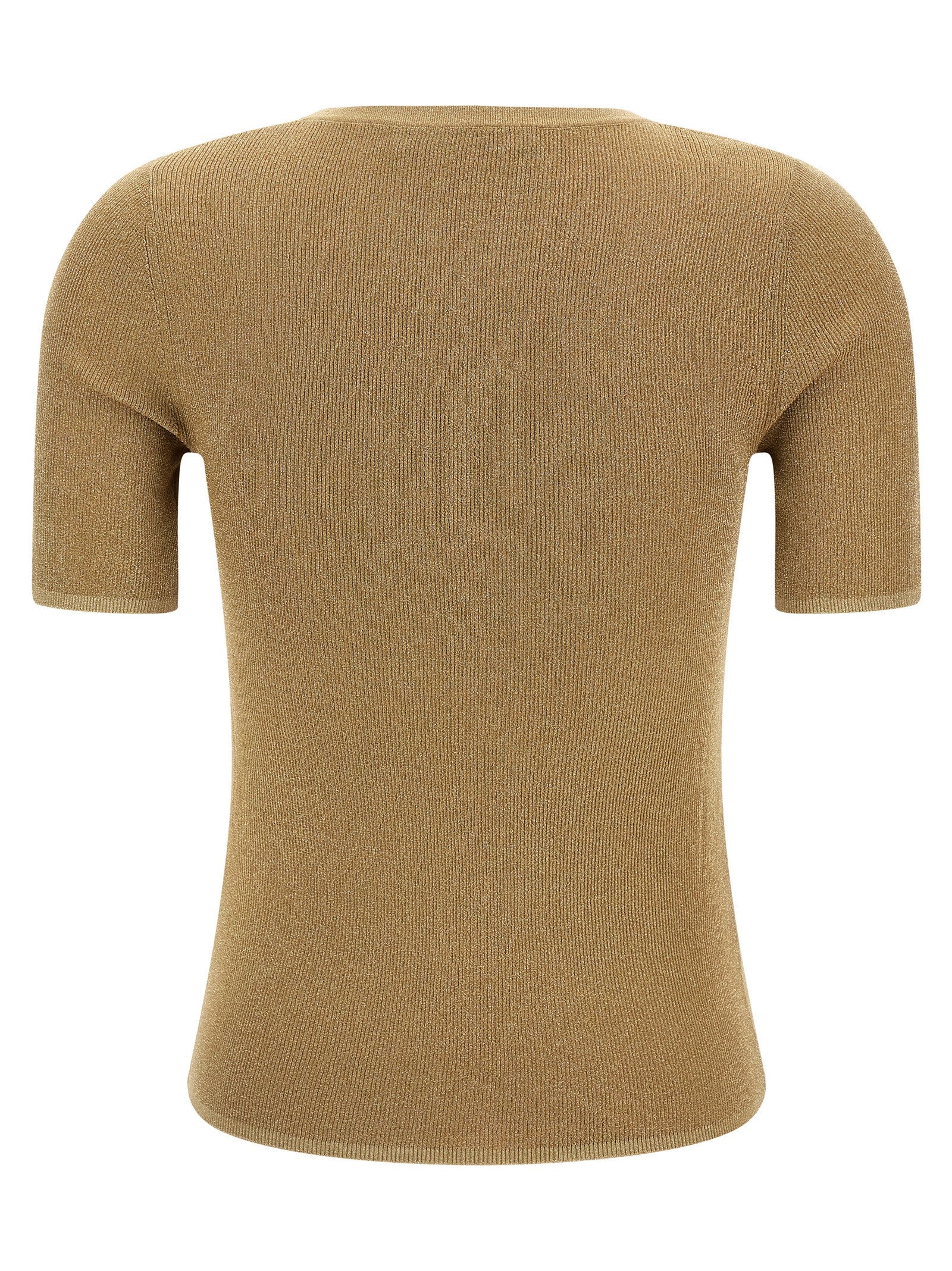 Gold Polyamide T-Shirt