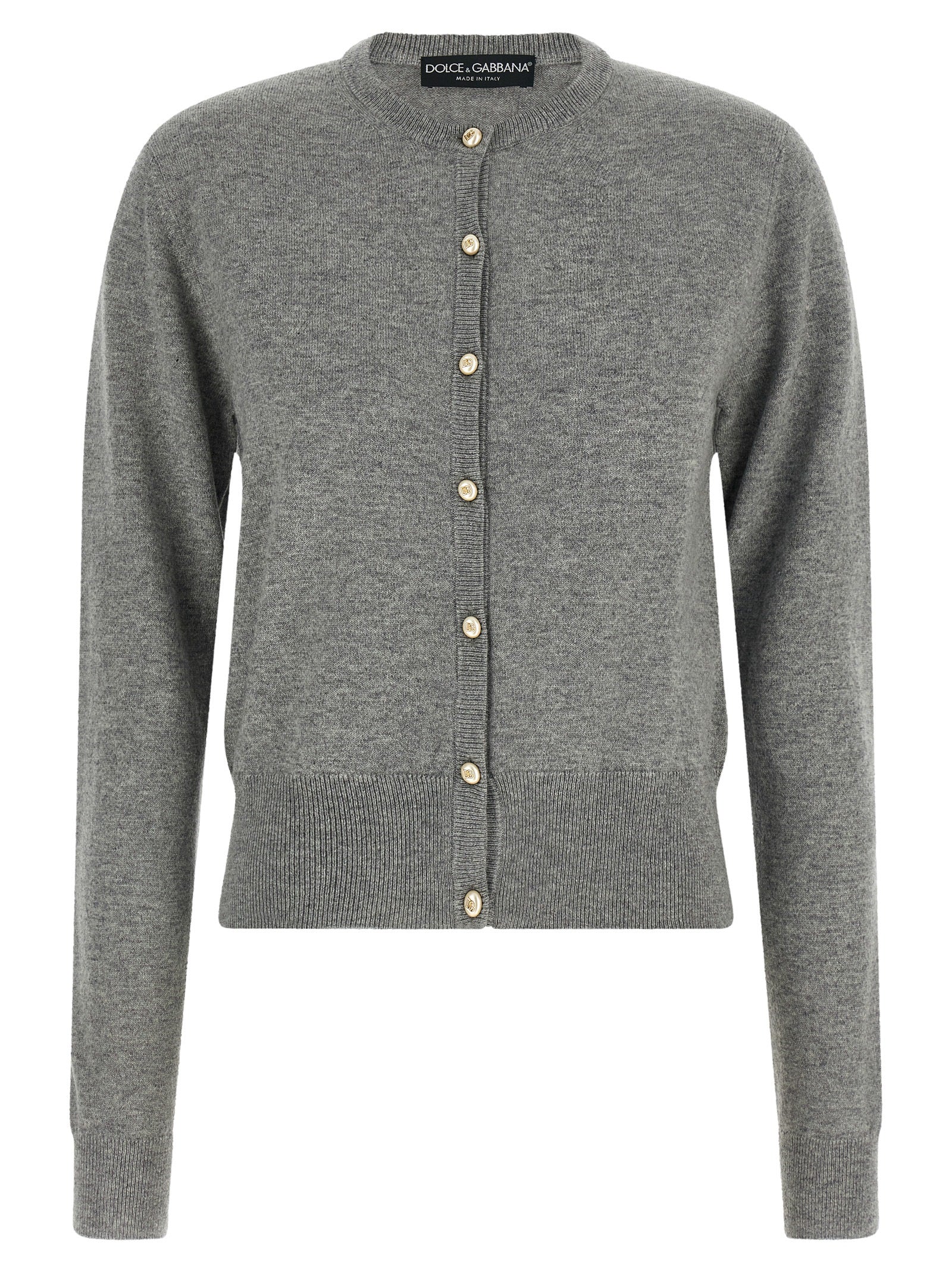Gray Cashmere Cardigan