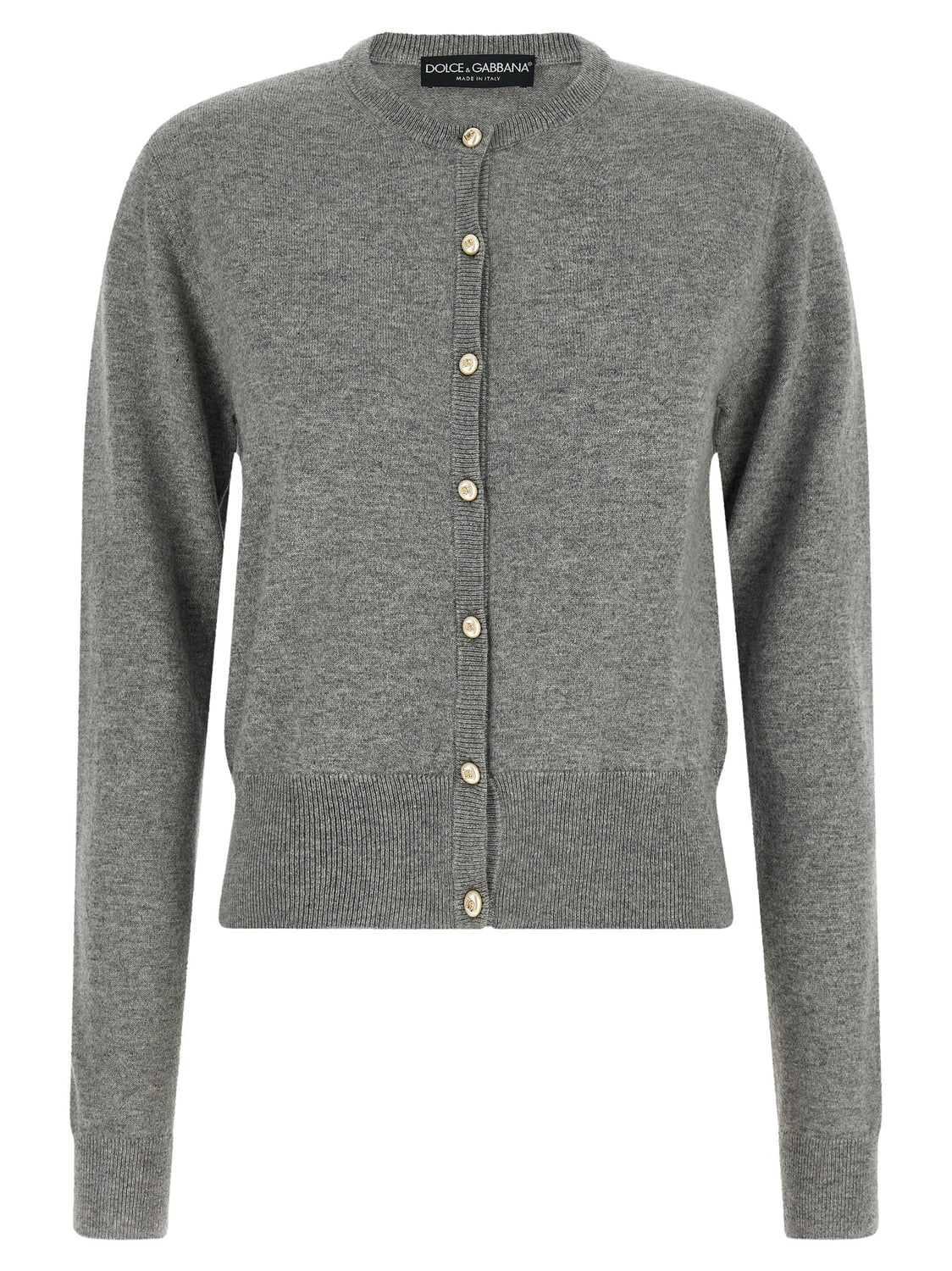 Gray Cashmere Cardigan