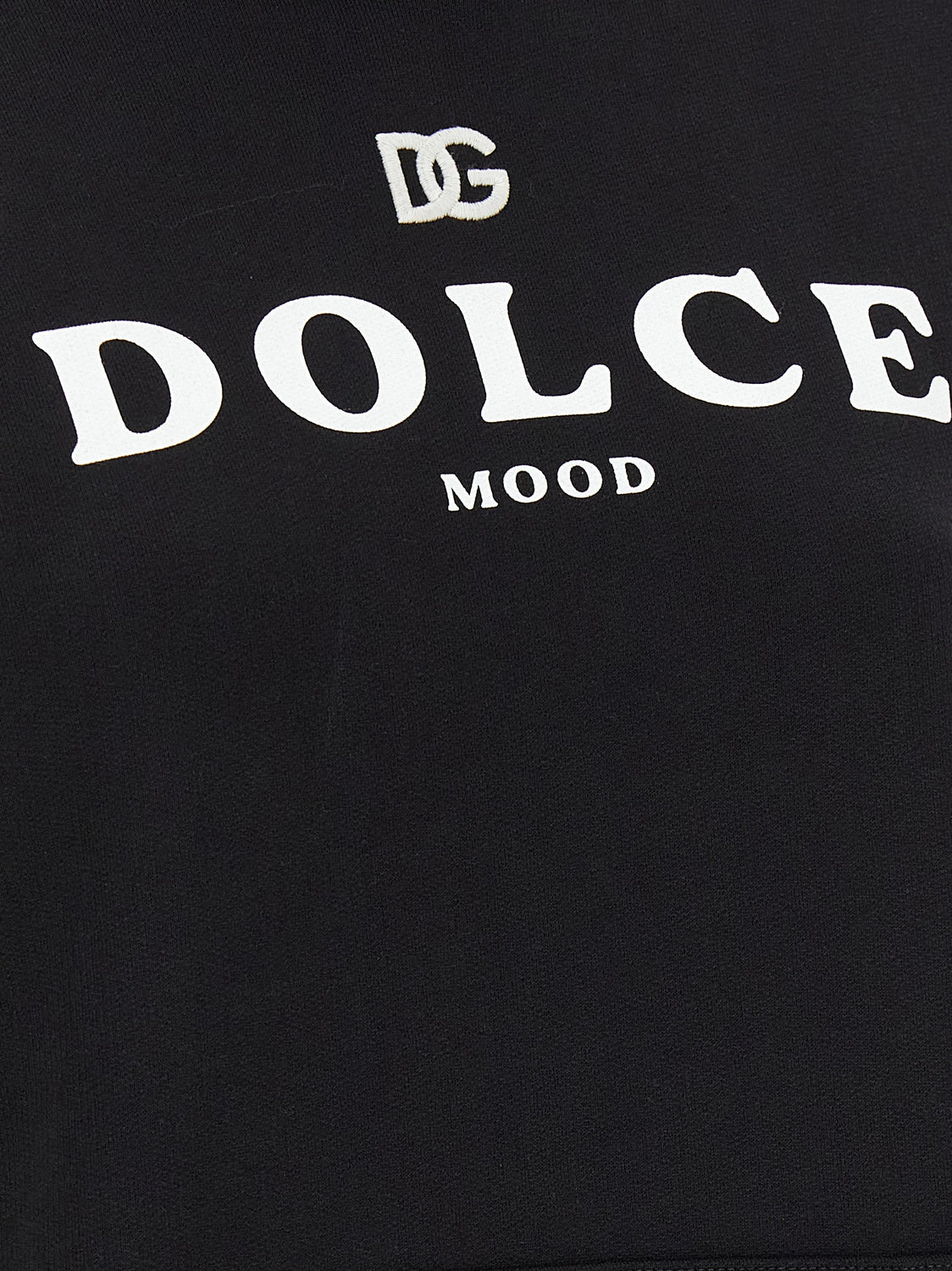 Black Cotton Hoodie