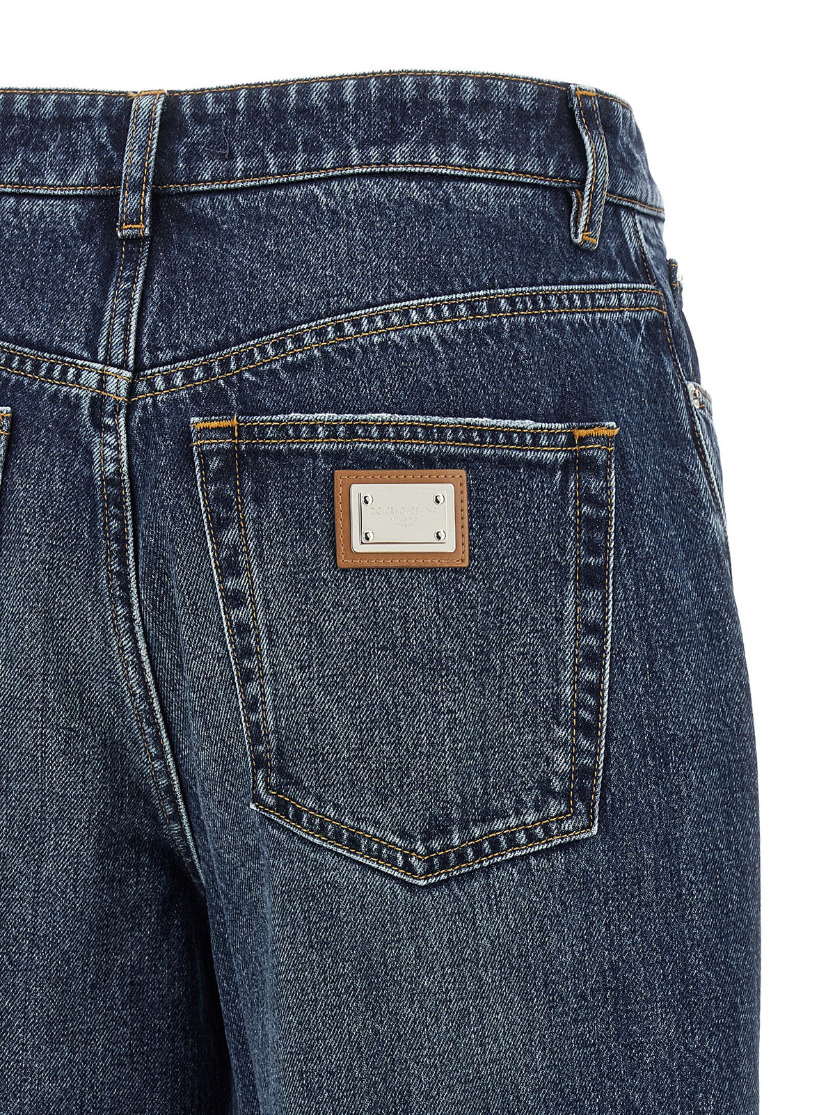 Blue Cotton Jeans Denim