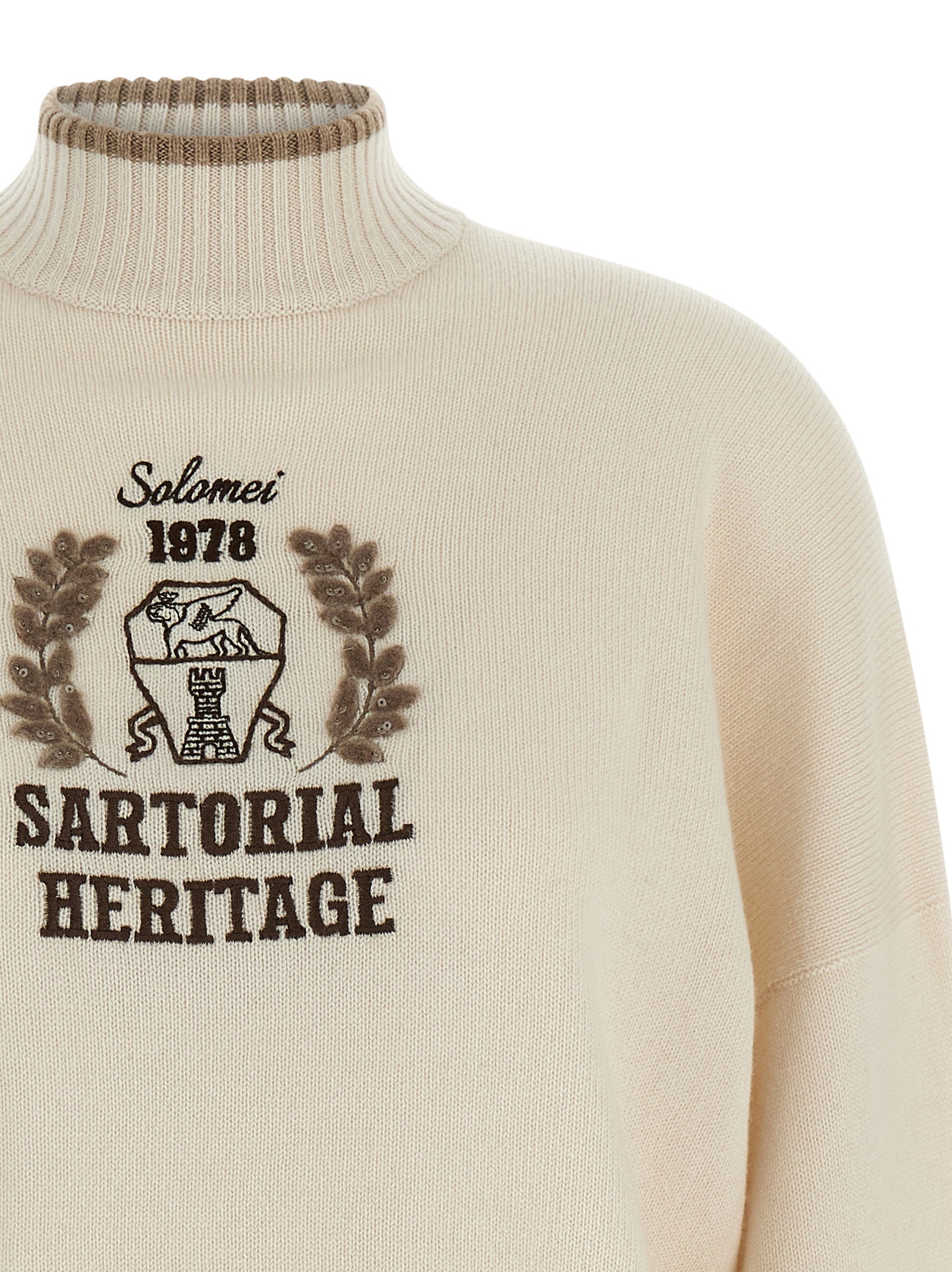 Beige Cashmere Cardigan