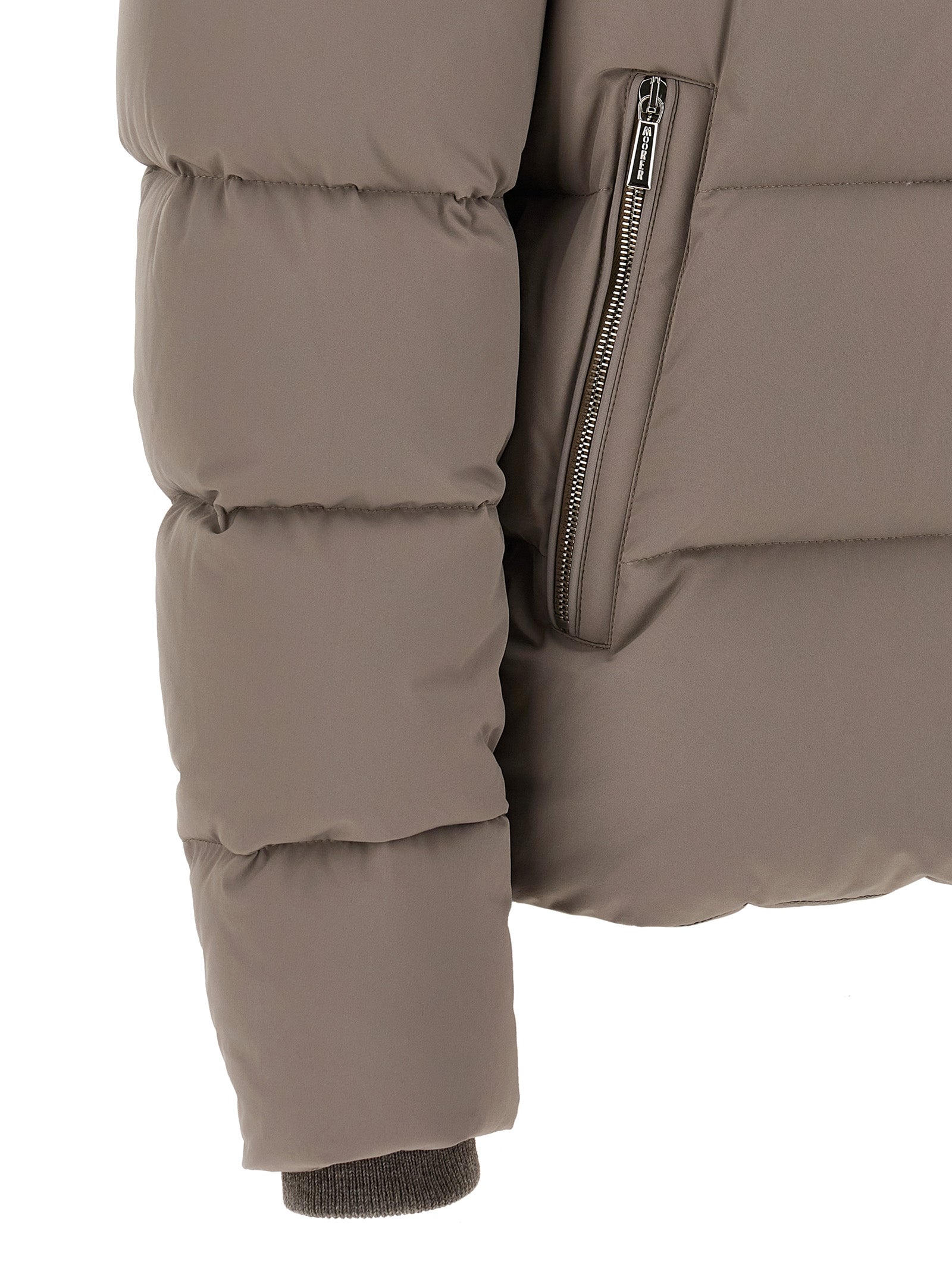 Gray Wool Bomber