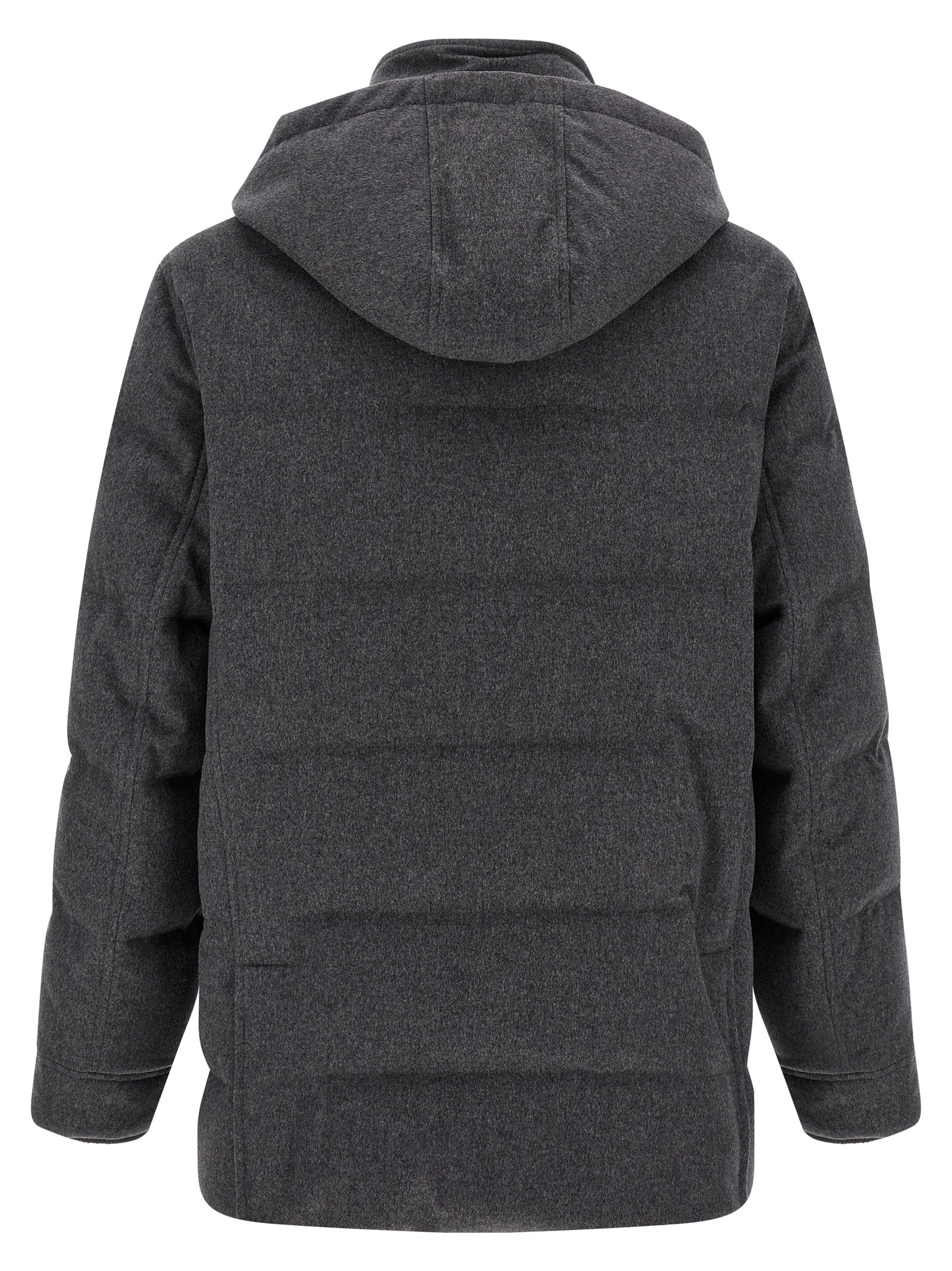Gray Wool Parka