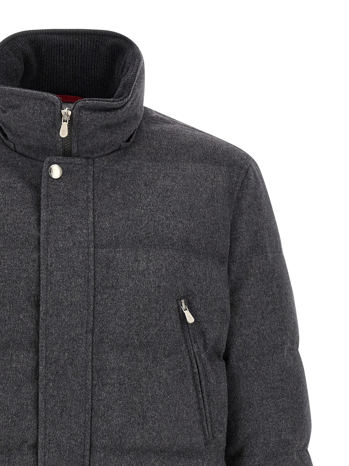 Gray Wool Parka