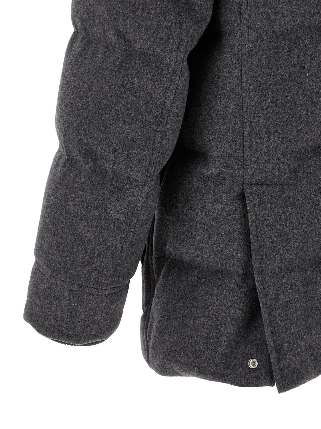 Gray Wool Parka