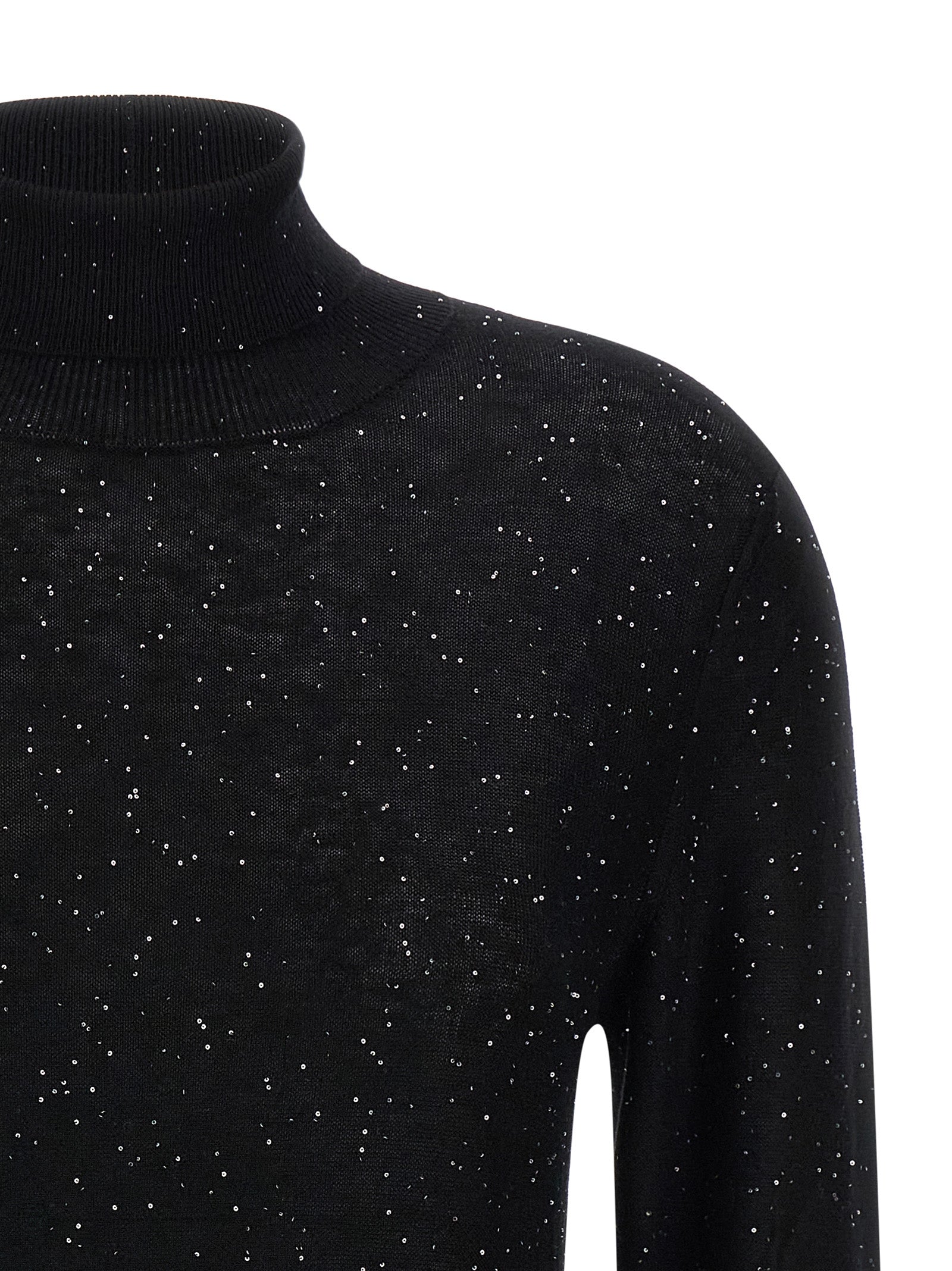 Black Wool Cardigan
