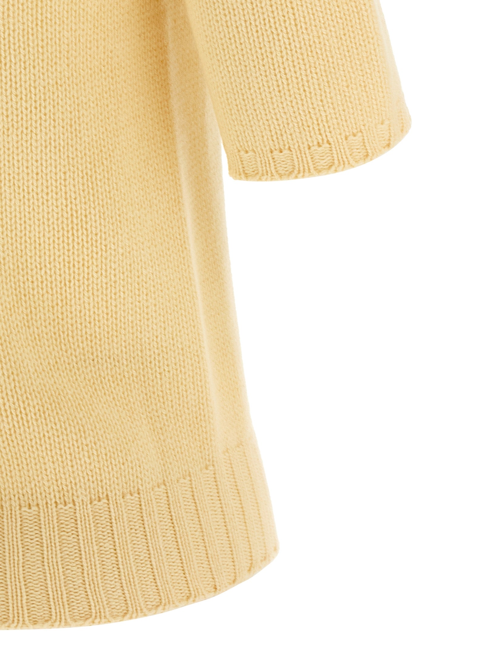 Bicolor Virgin Wool Cardigan