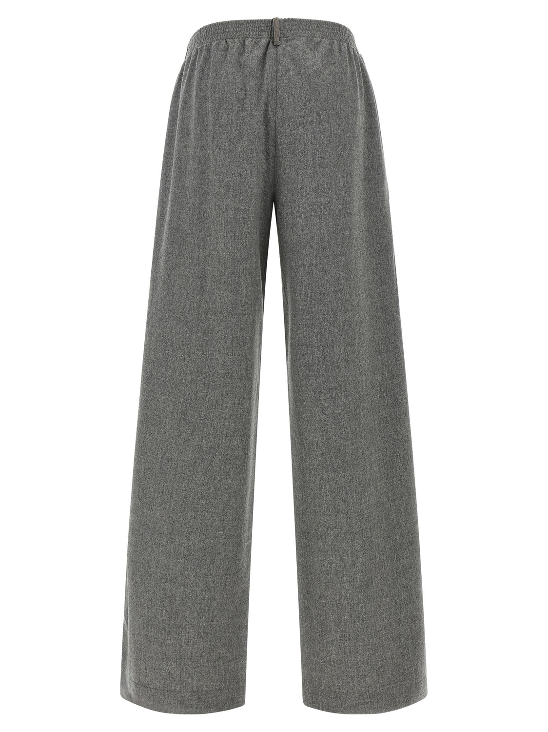 Gray Virgin Wool Cargo Pants