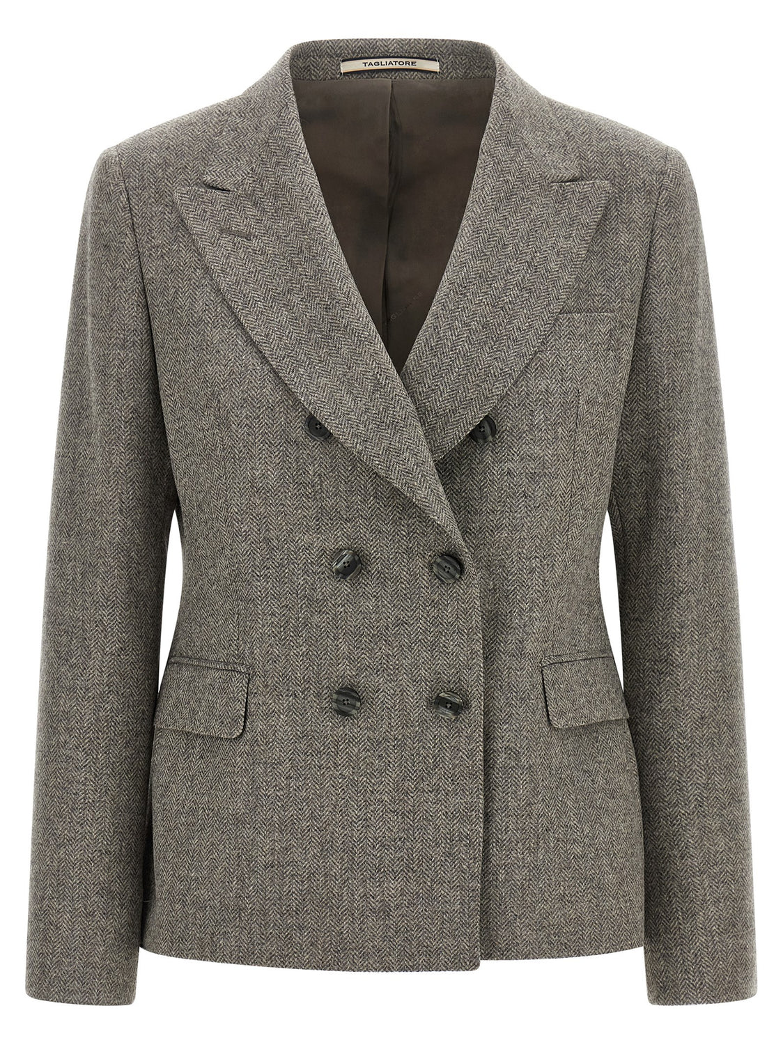 Gray Virgin Wool Blazer