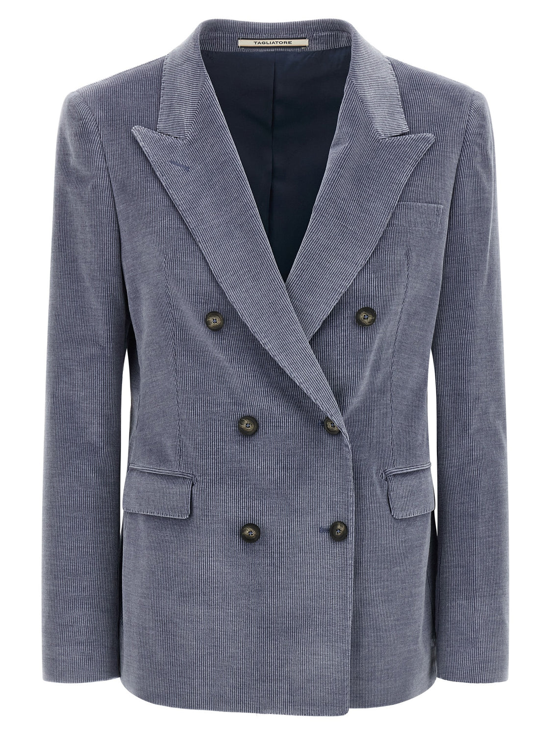 Blue Cotton Blazer