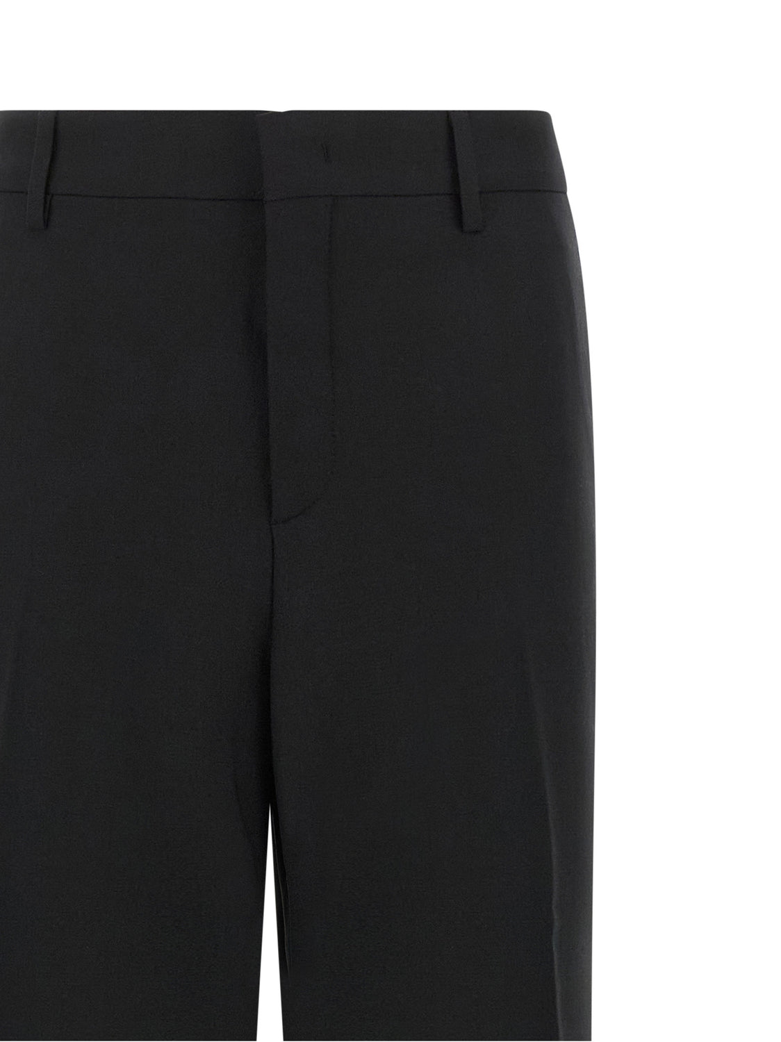 Black Polyester Dress Pants
