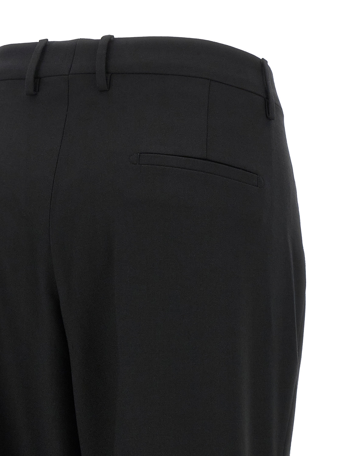 Black Polyester Dress Pants