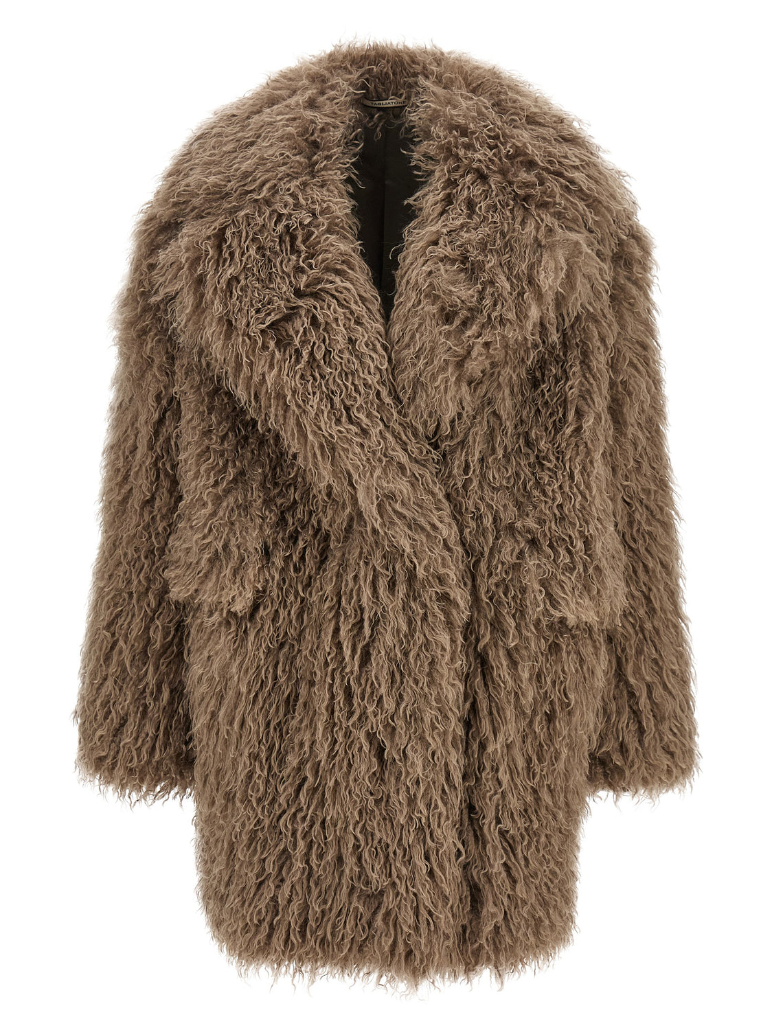 Gray Polyester Coat