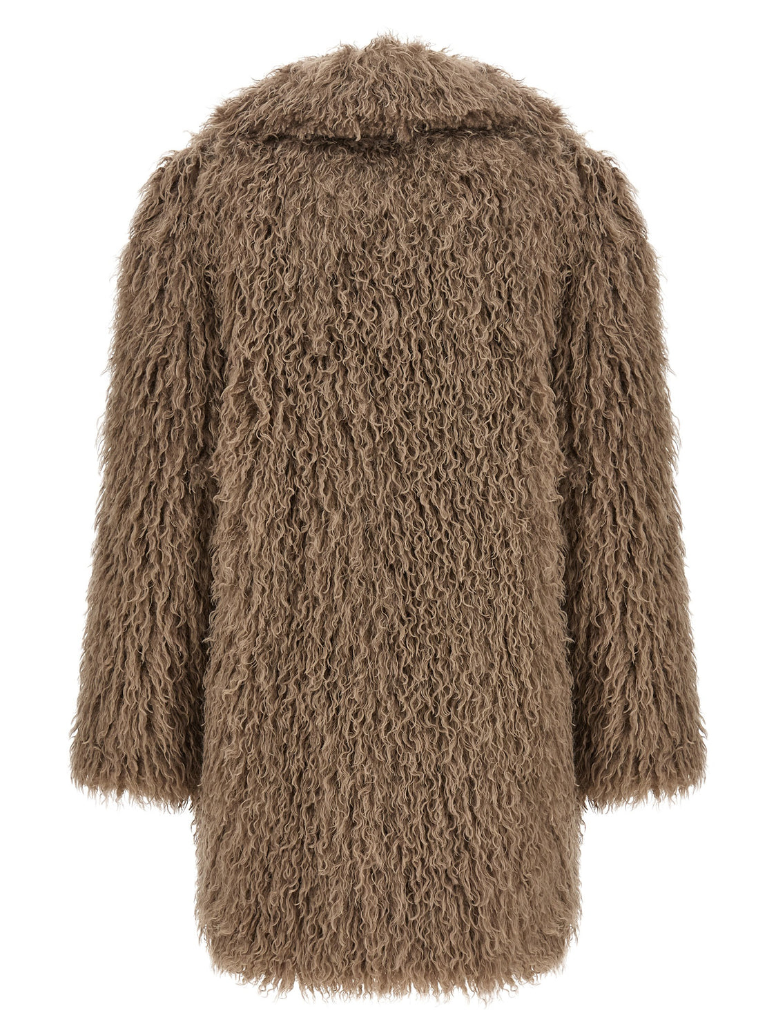 Gray Polyester Coat