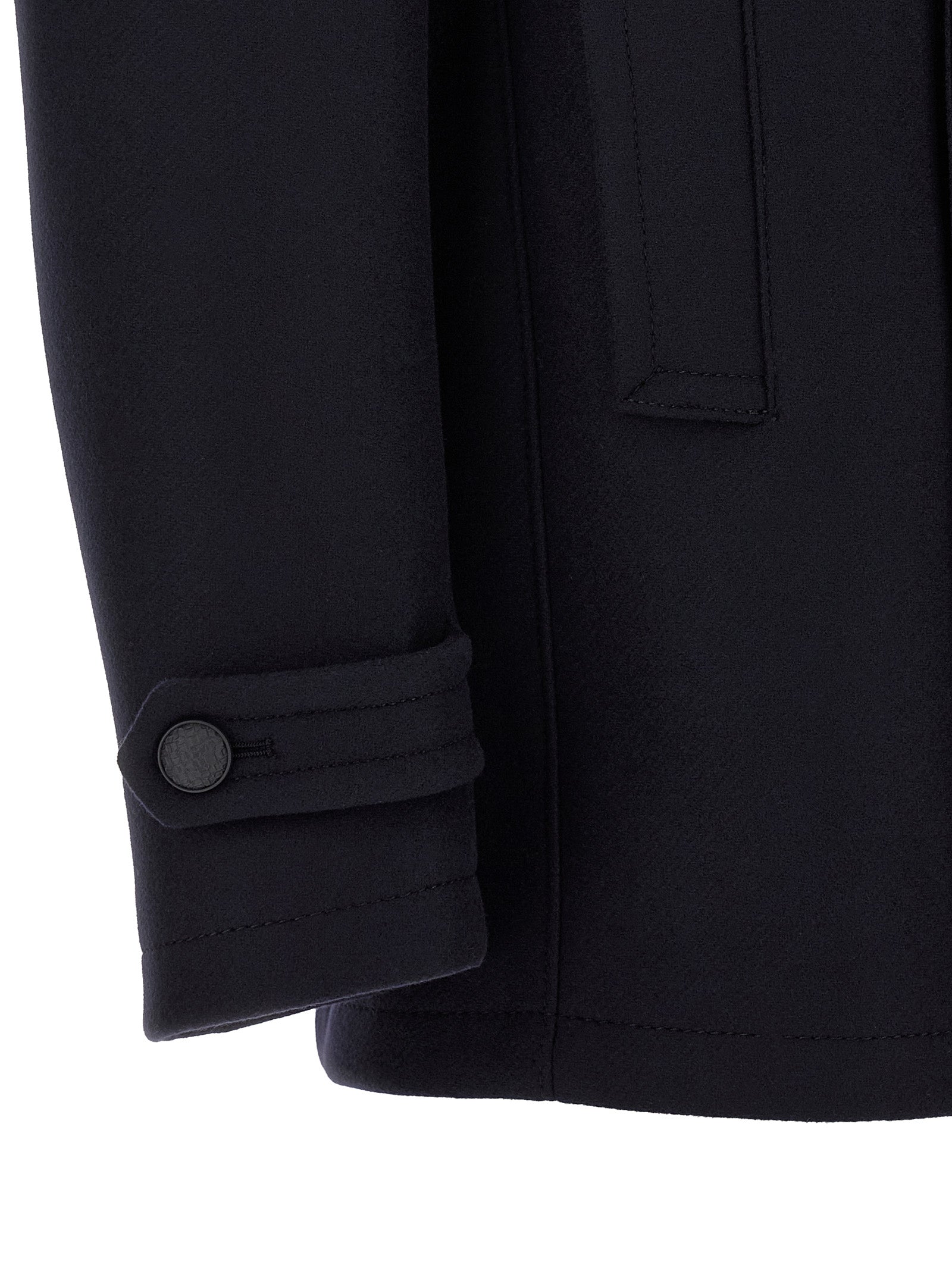 Blue Wool Coat