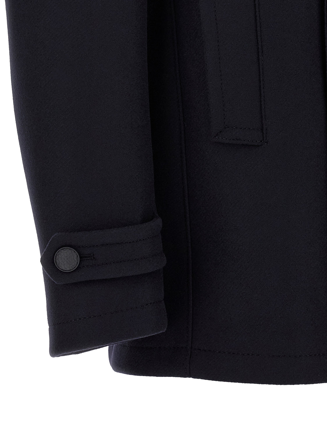 Blue Wool Coat
