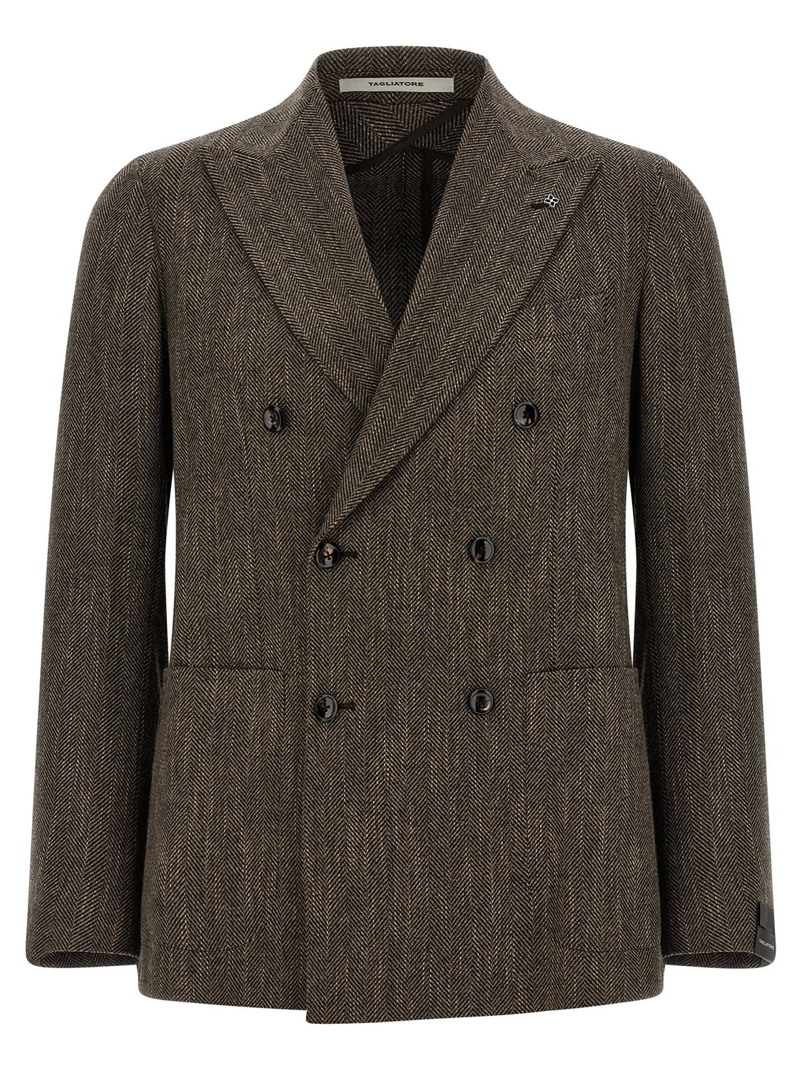 Brown Virgin Wool Blazer