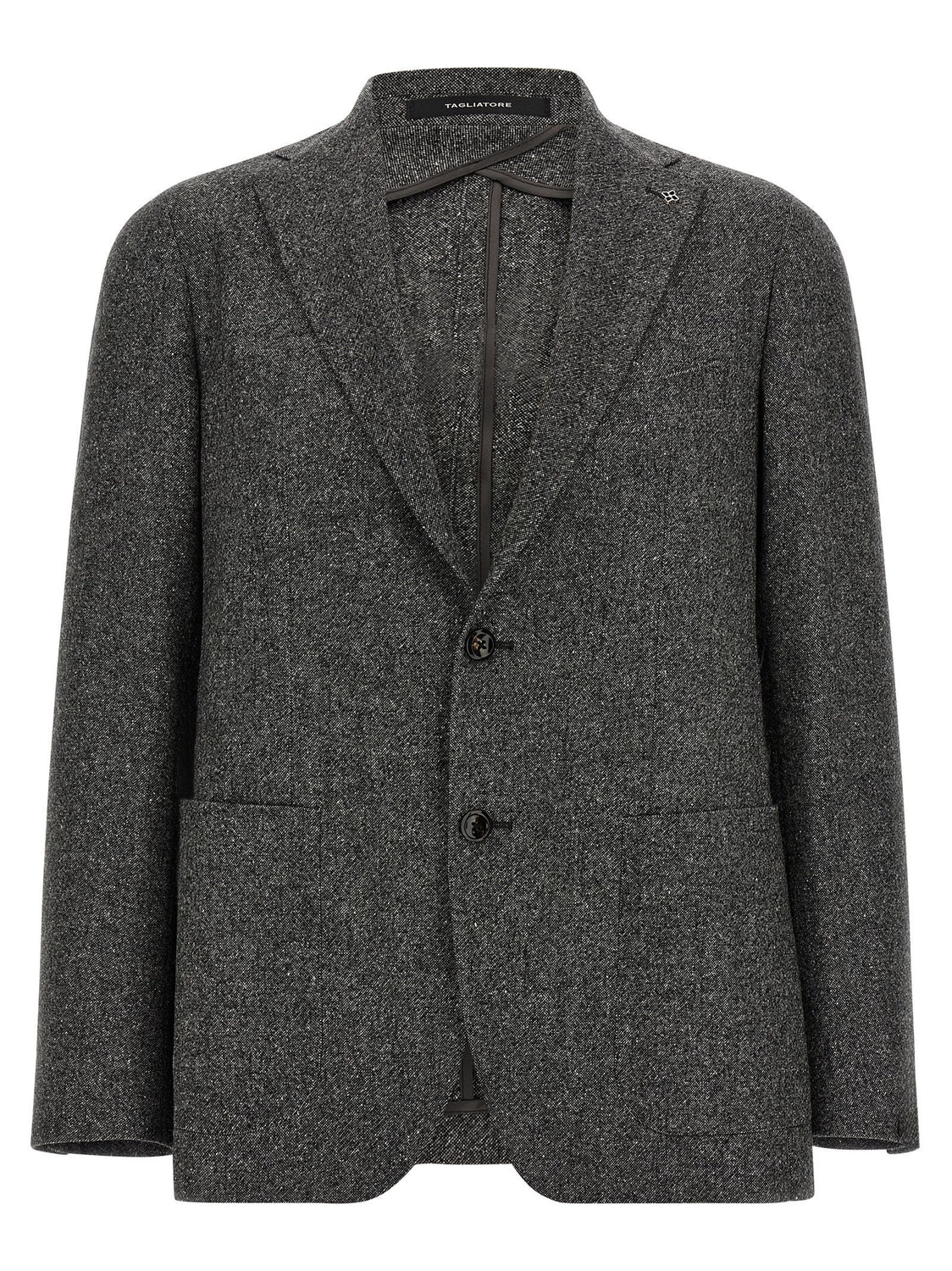 Gray Virgin Wool Blazer