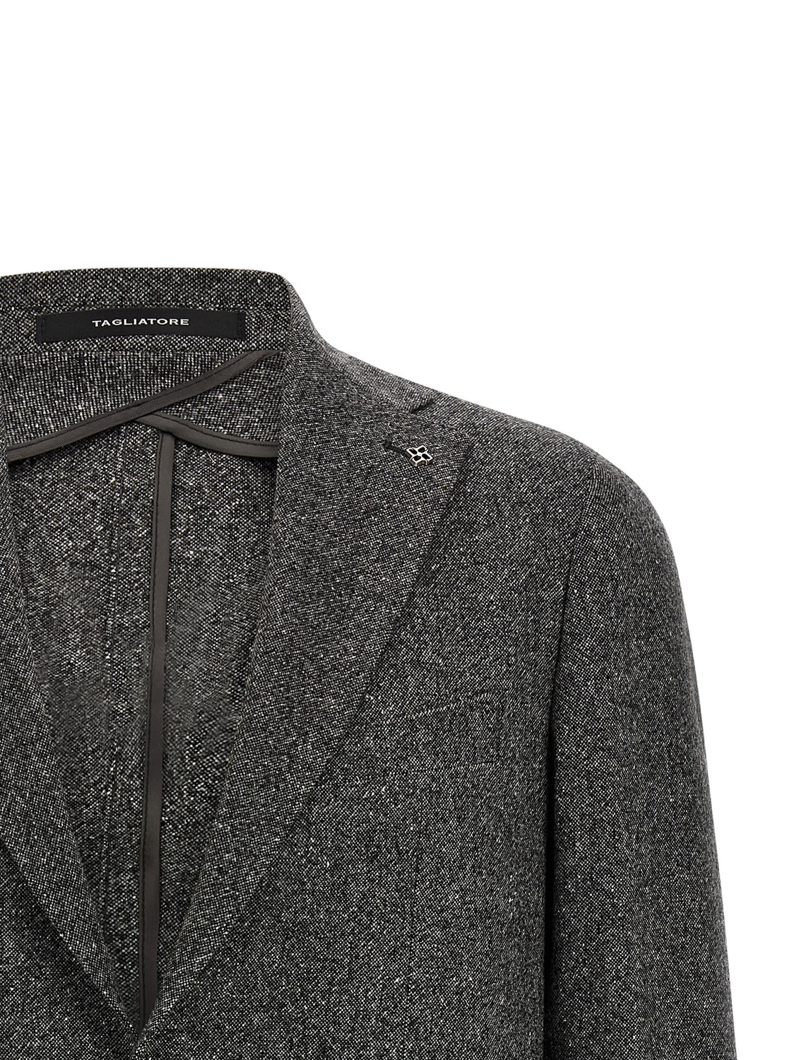 Gray Virgin Wool Blazer