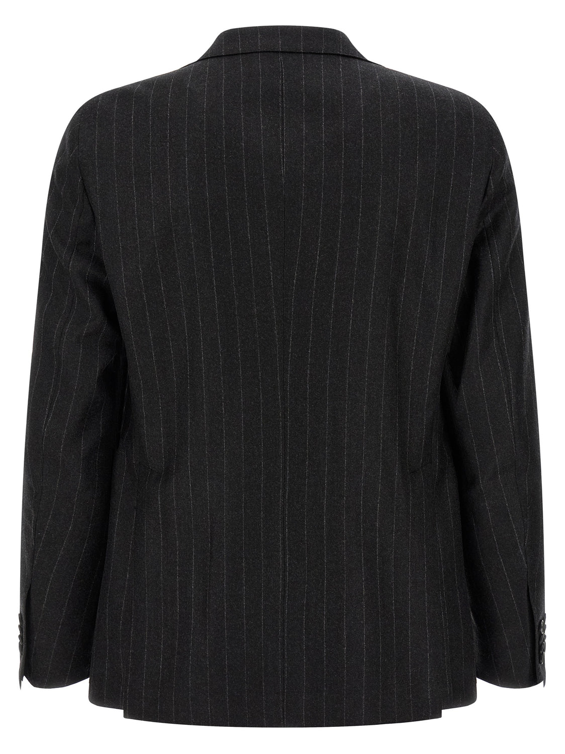 Gray Virgin Wool Two-Piece Suit