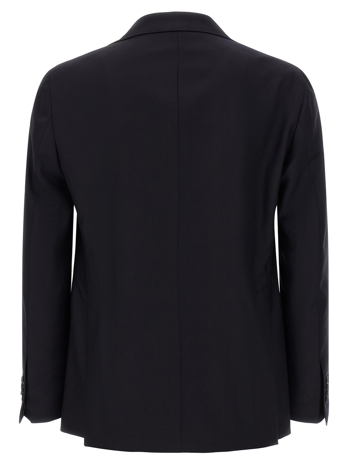Blue Virgin Wool Two-Piece Suit