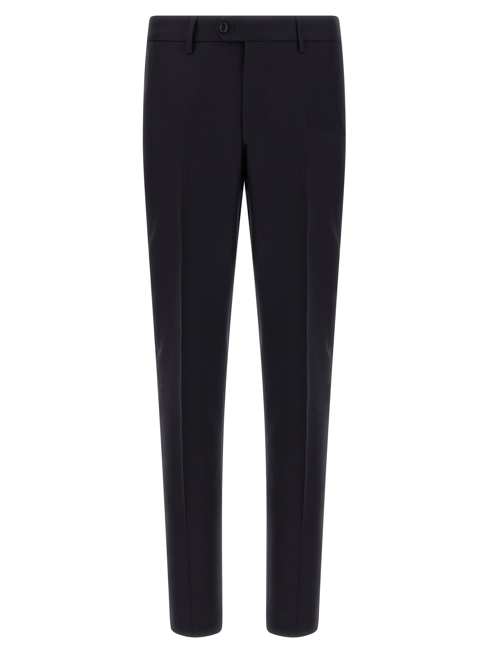 Blue Virgin Wool Two-Piece Suit