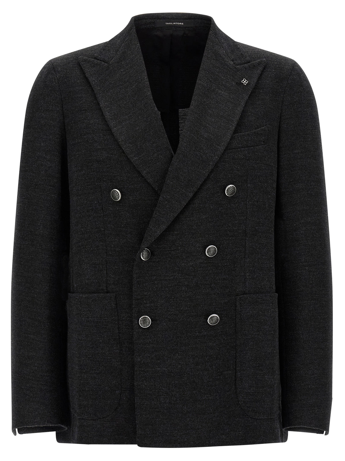 Gray Polyester Blazer