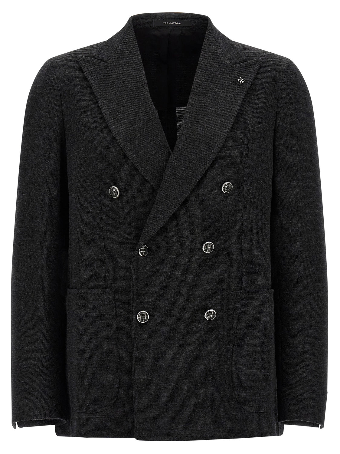 Gray Polyester Blazer
