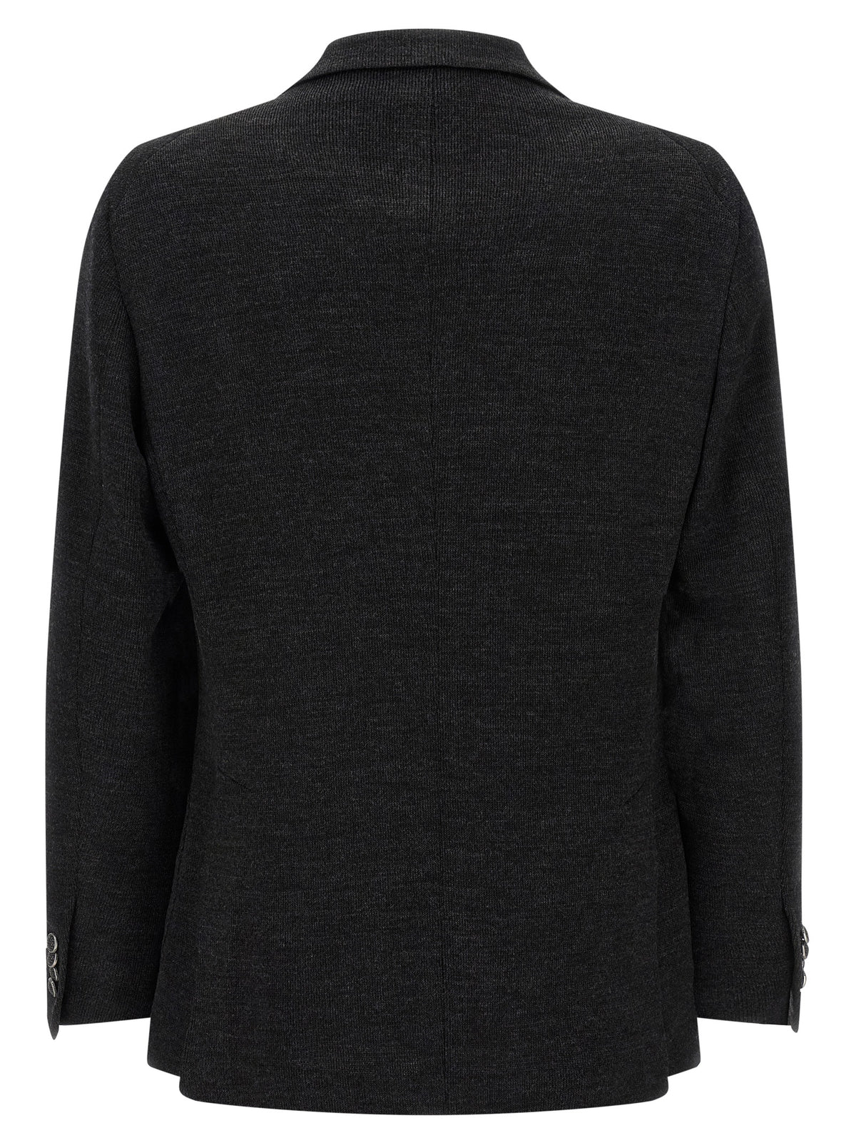 Gray Polyester Blazer