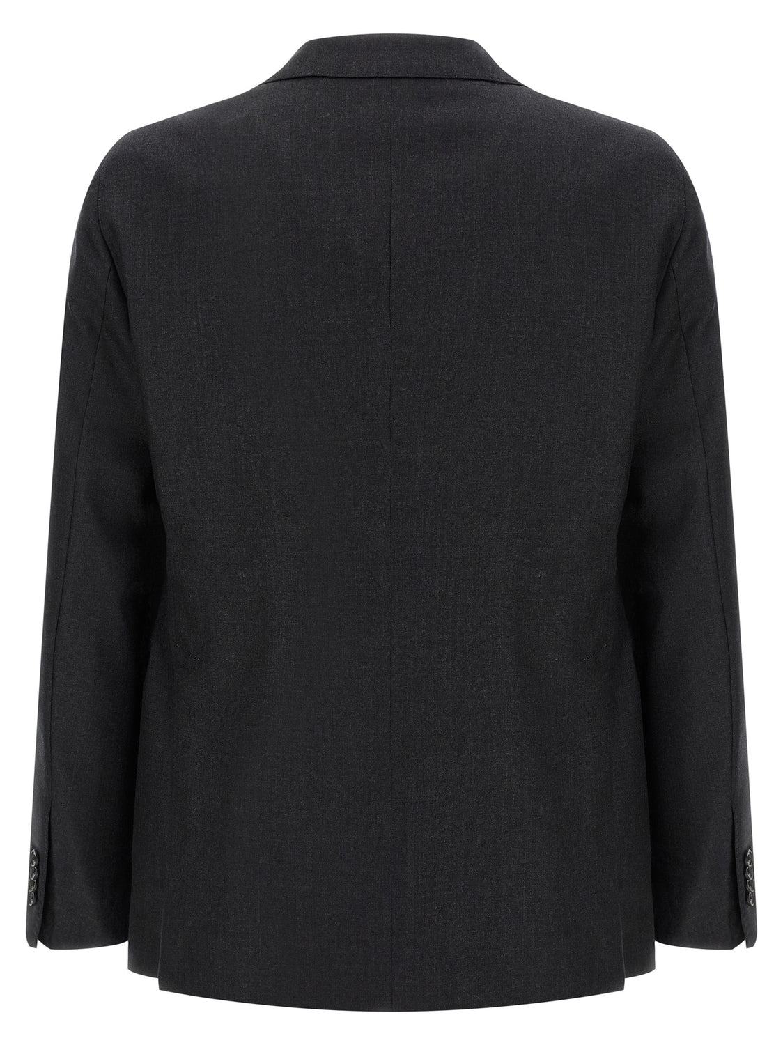 Gray Virgin Wool Two-Piece Suit