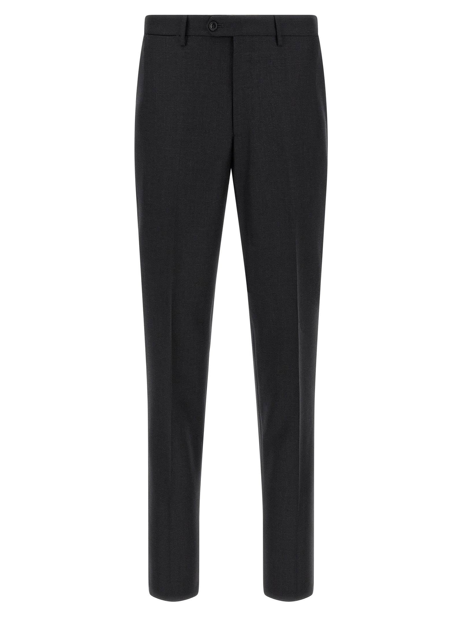 Gray Virgin Wool Two-Piece Suit