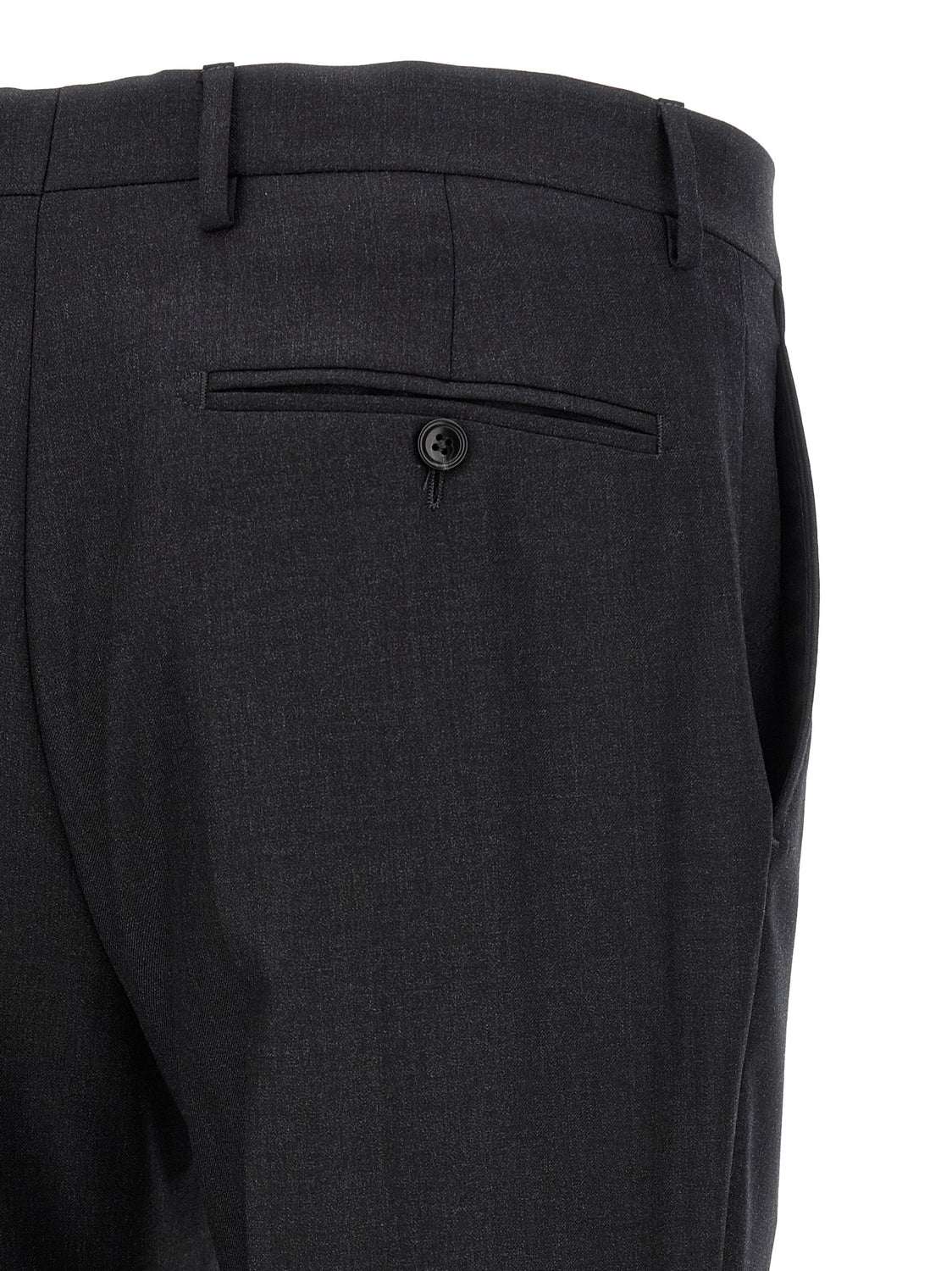 Gray Virgin Wool Two-Piece Suit