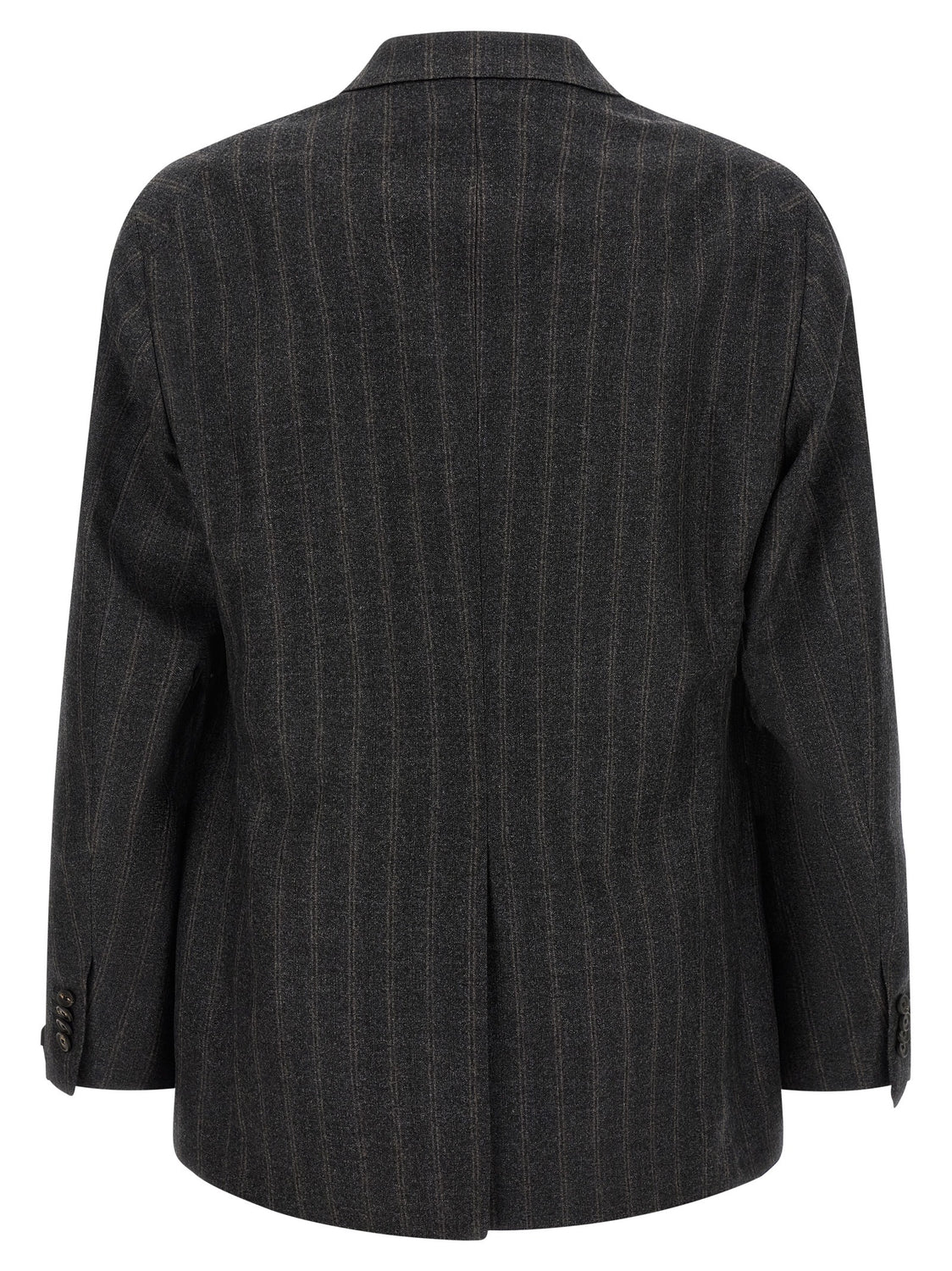 Gray Virgin Wool Two-Piece Suit