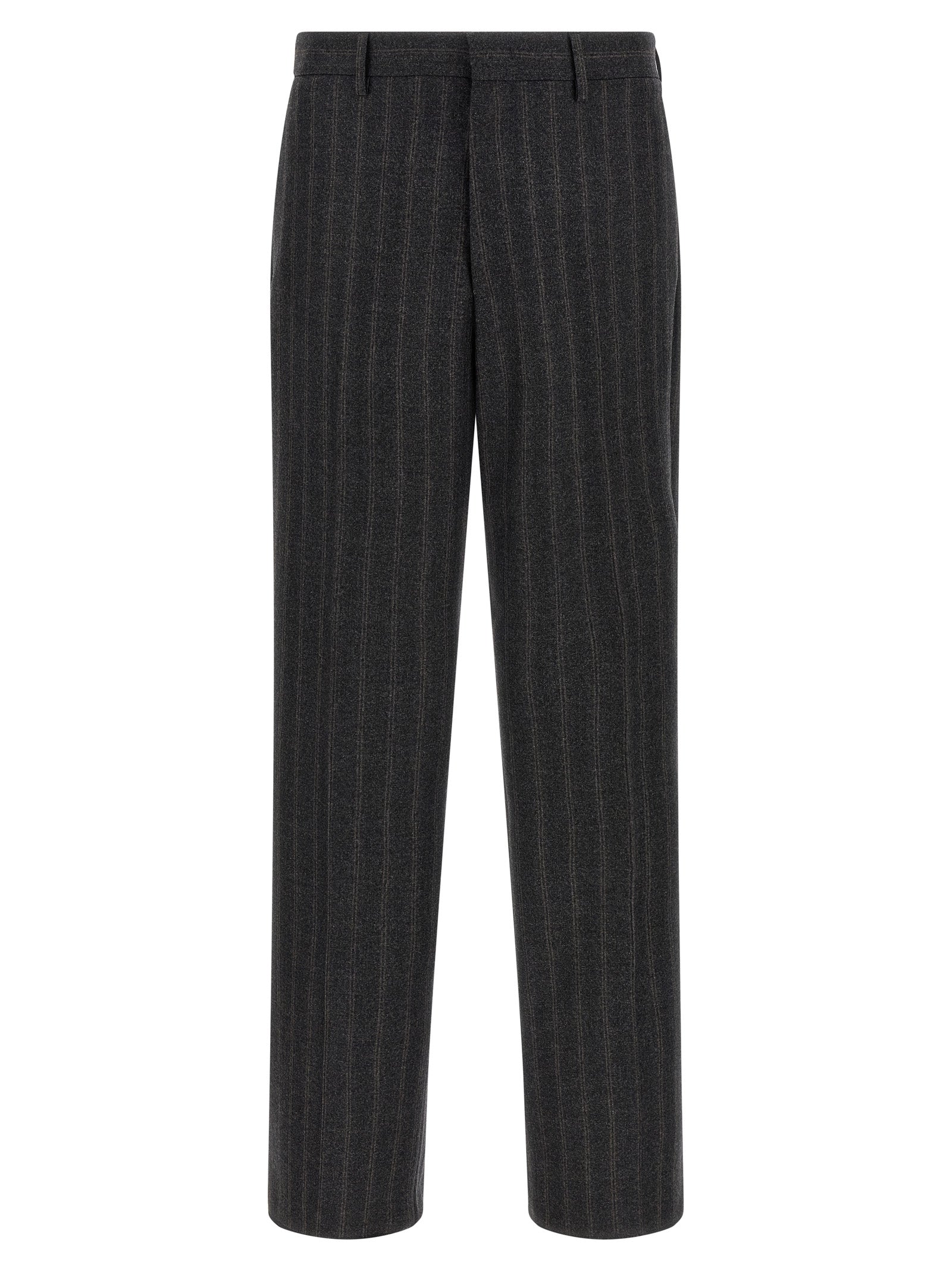 Gray Virgin Wool Two-Piece Suit