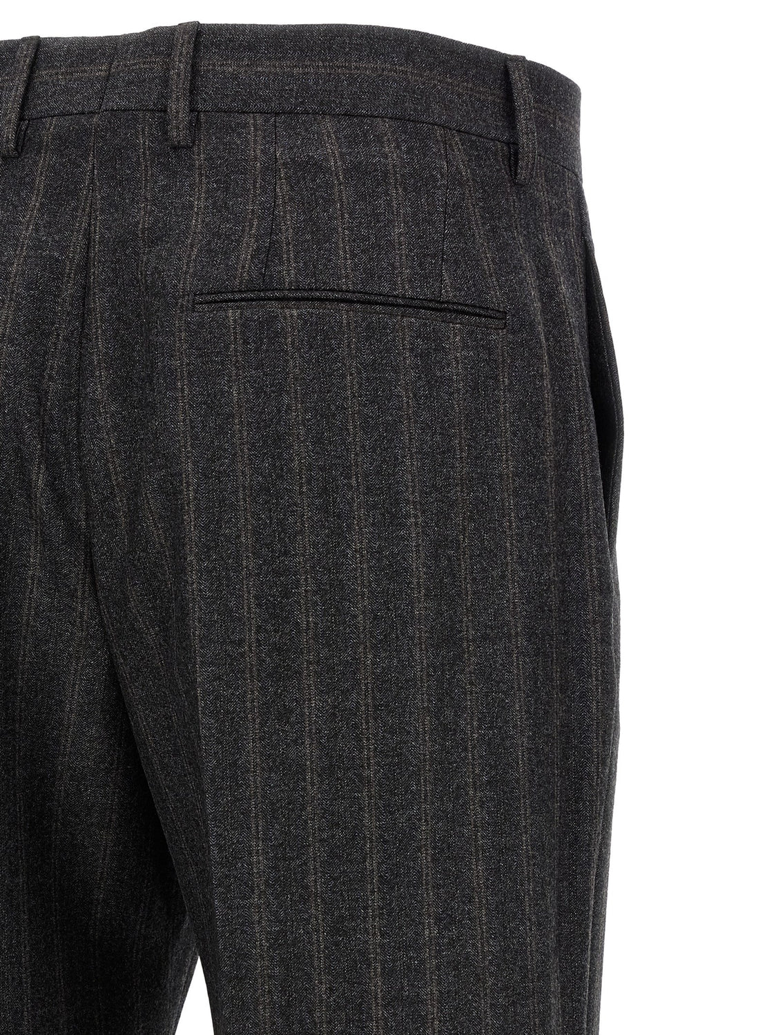 Gray Virgin Wool Two-Piece Suit