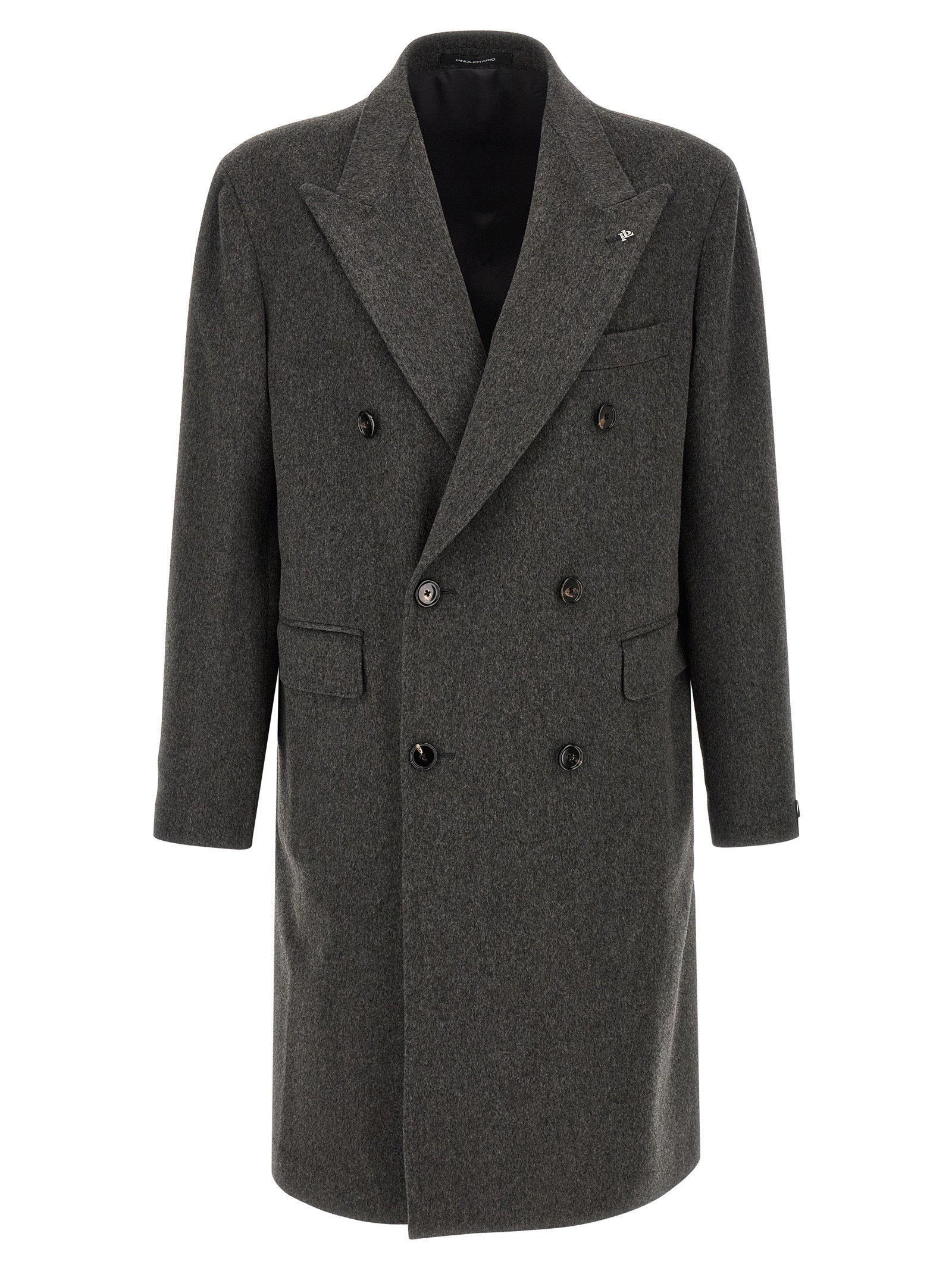 Gray Virgin Wool Coat