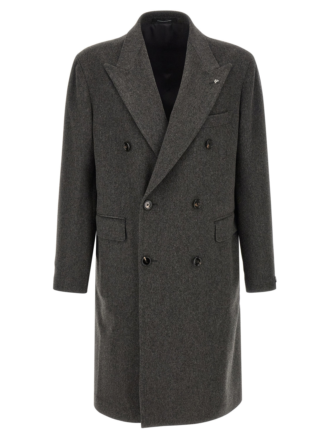 Gray Virgin Wool Coat