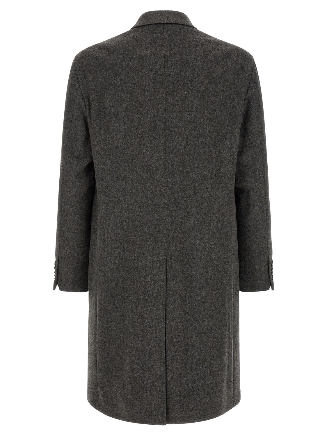 Gray Virgin Wool Coat