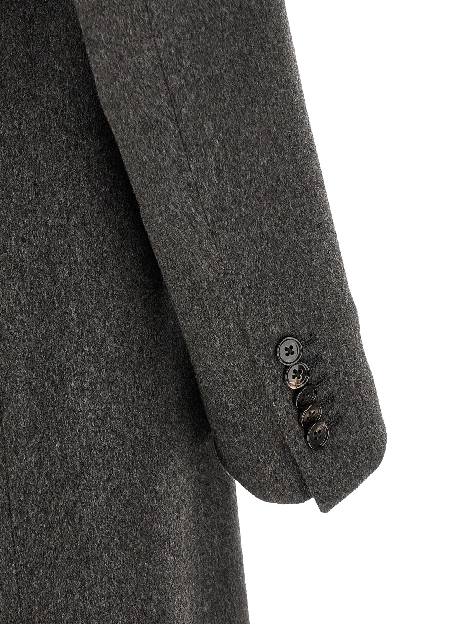 Gray Virgin Wool Coat