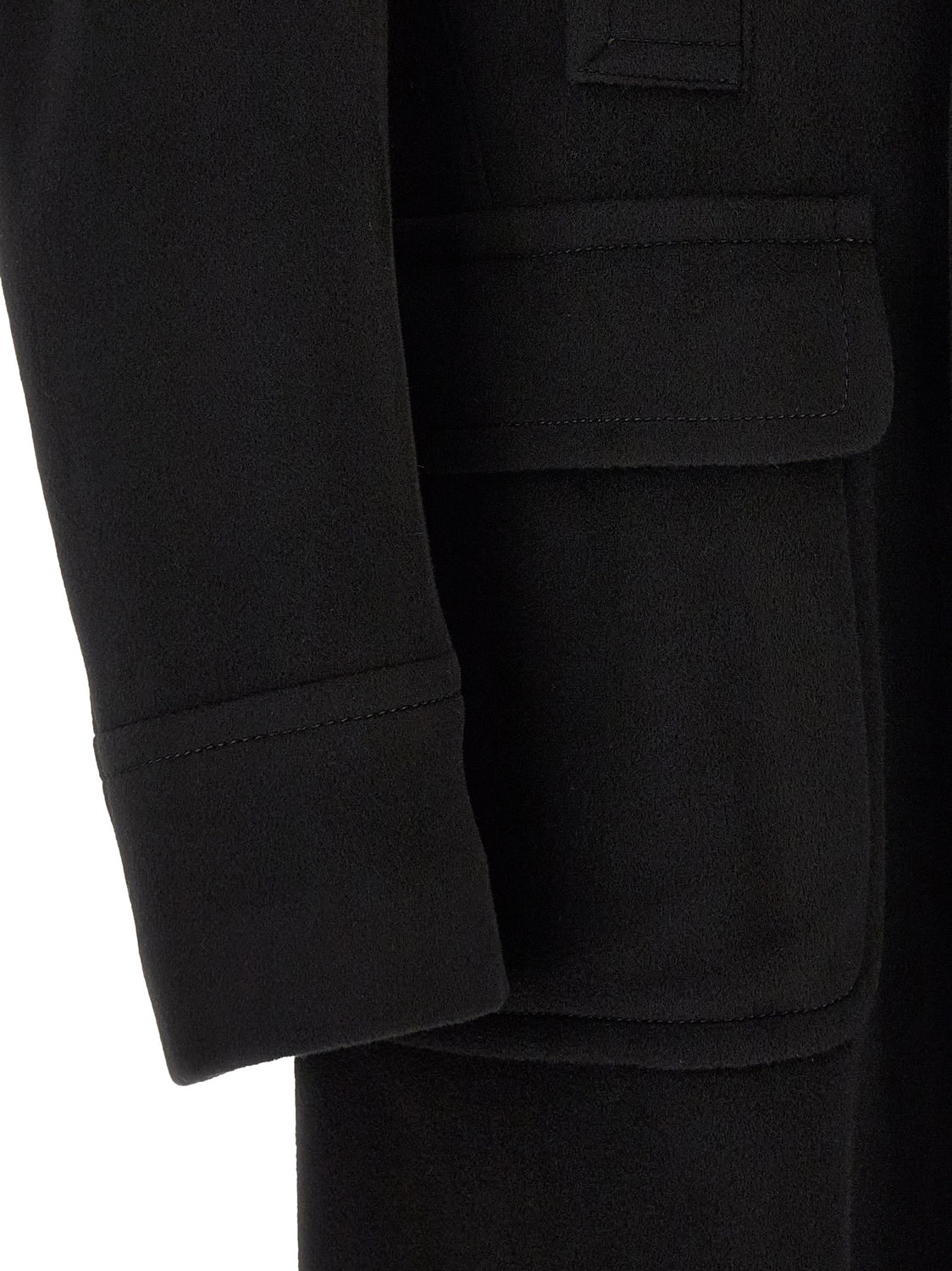 Black Cashmere Coat