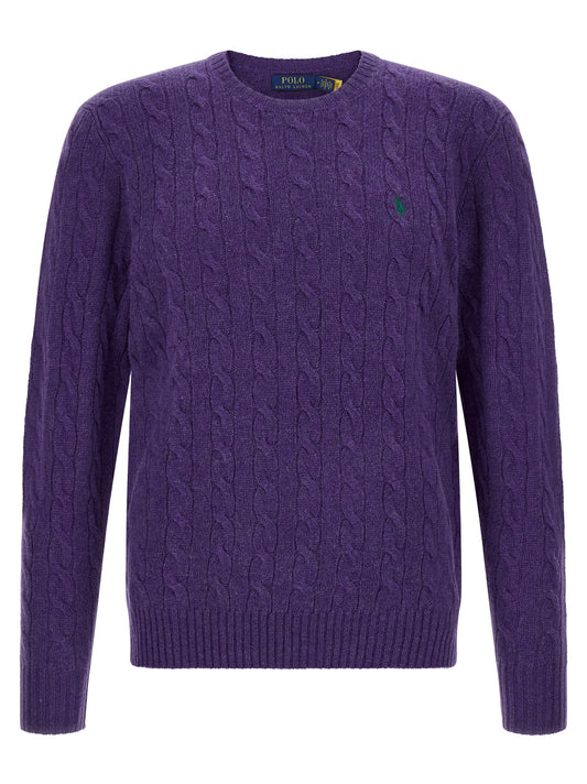 Purple Wool Cardigan