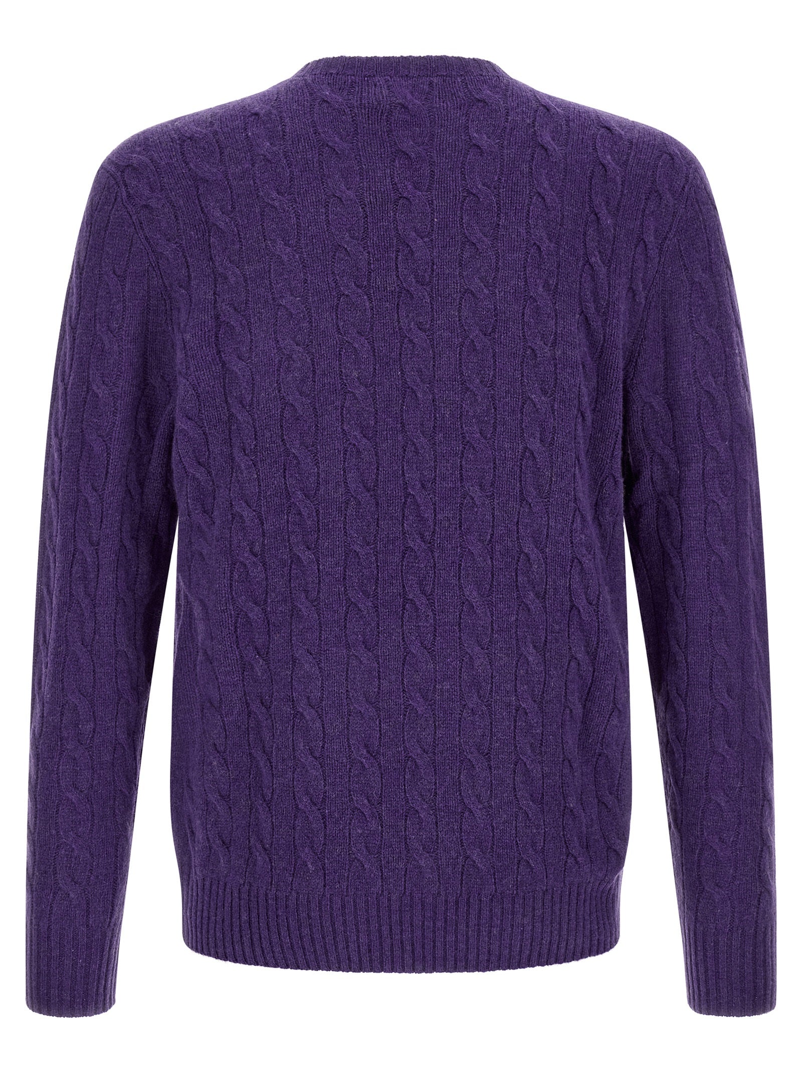 Purple Wool Cardigan