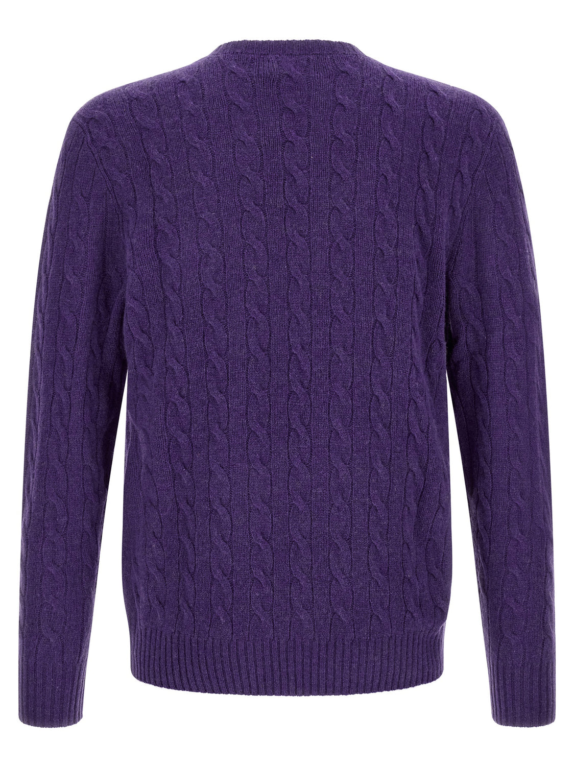 Purple Wool Cardigan