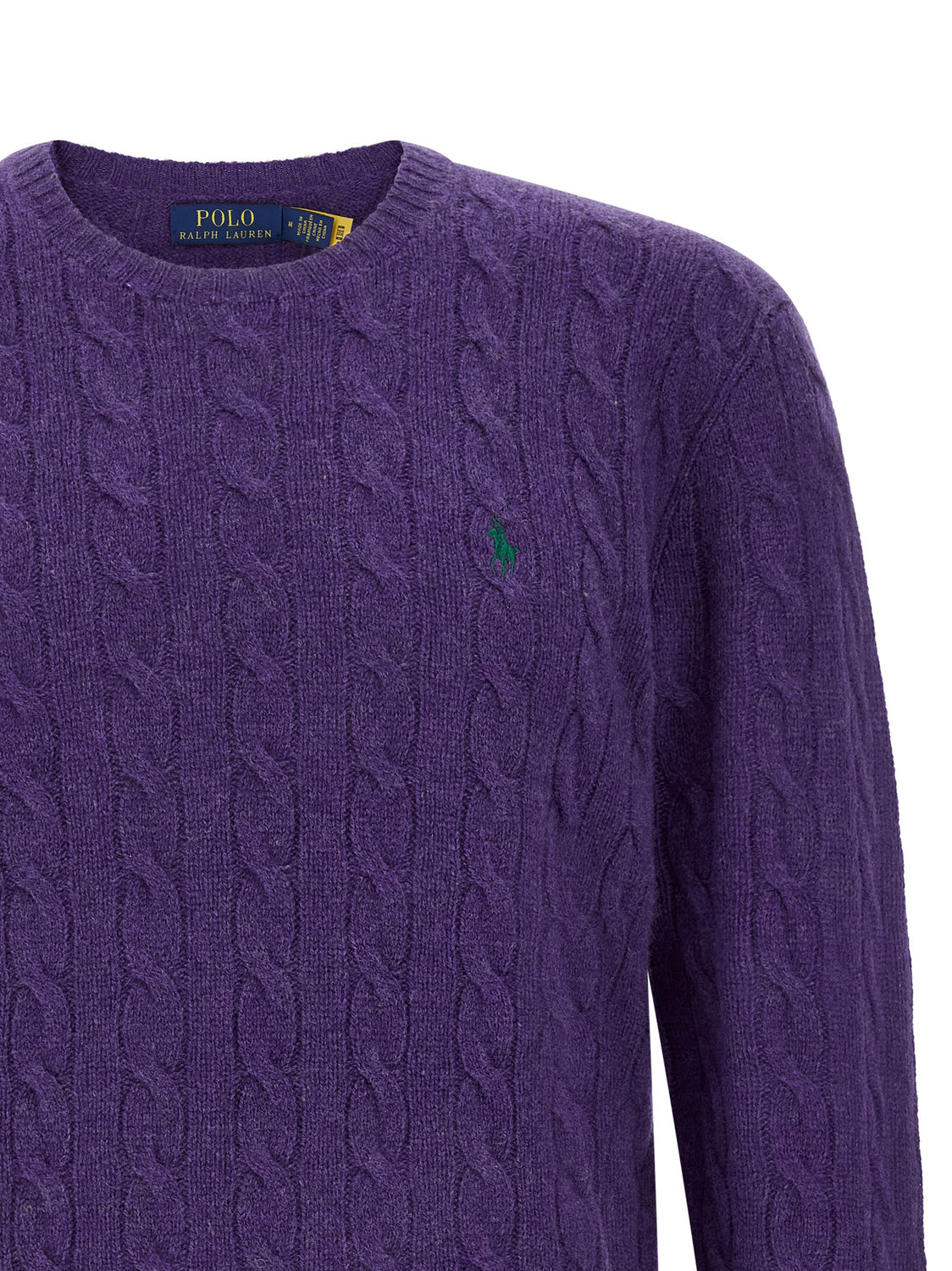 Purple Wool Cardigan
