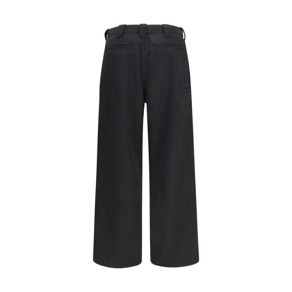 Black Wool Oves Aries Chino Pants