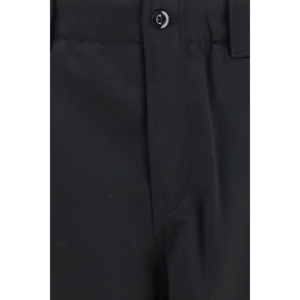Black Wool Oves Aries Chino Pants